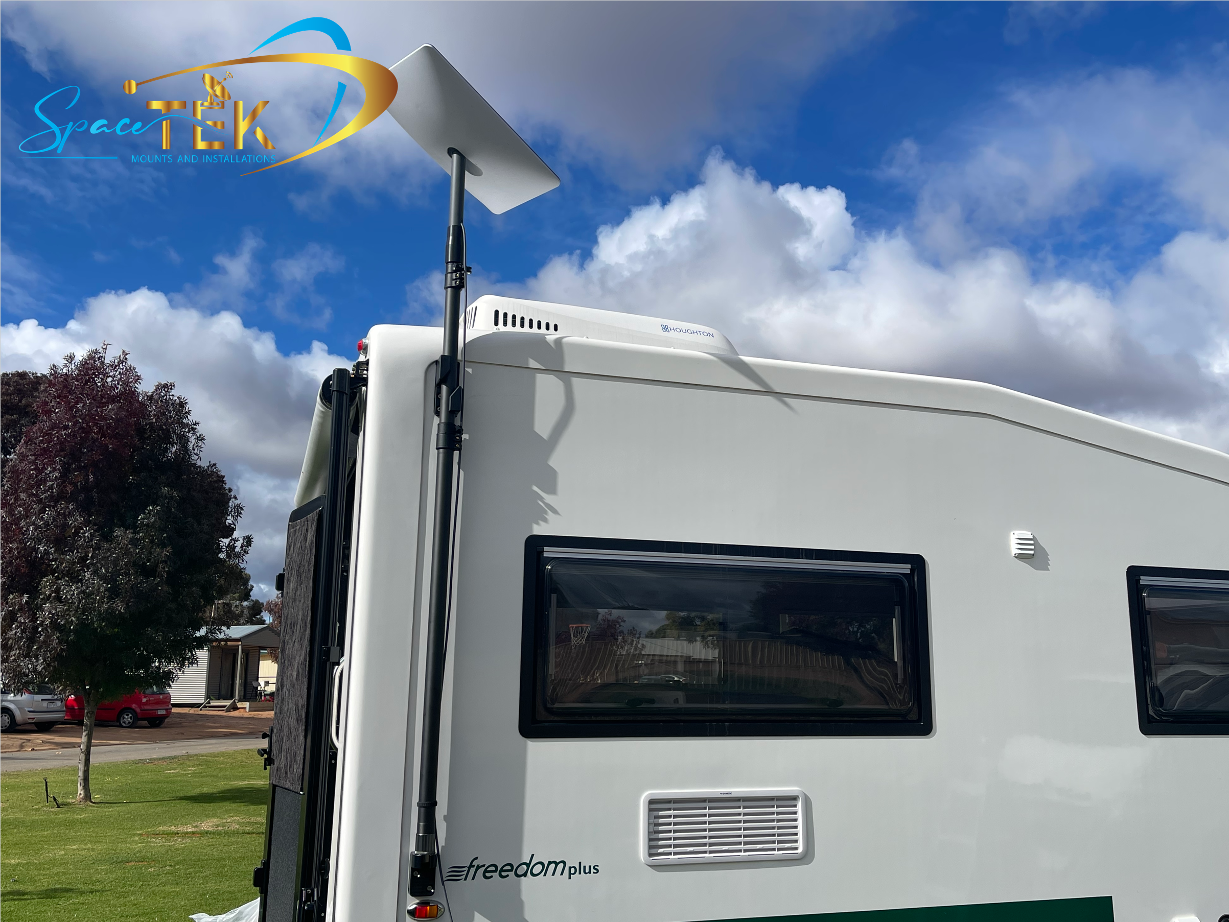 Carbon Fibre Telescopic RV Mount for Starlink Gen 2