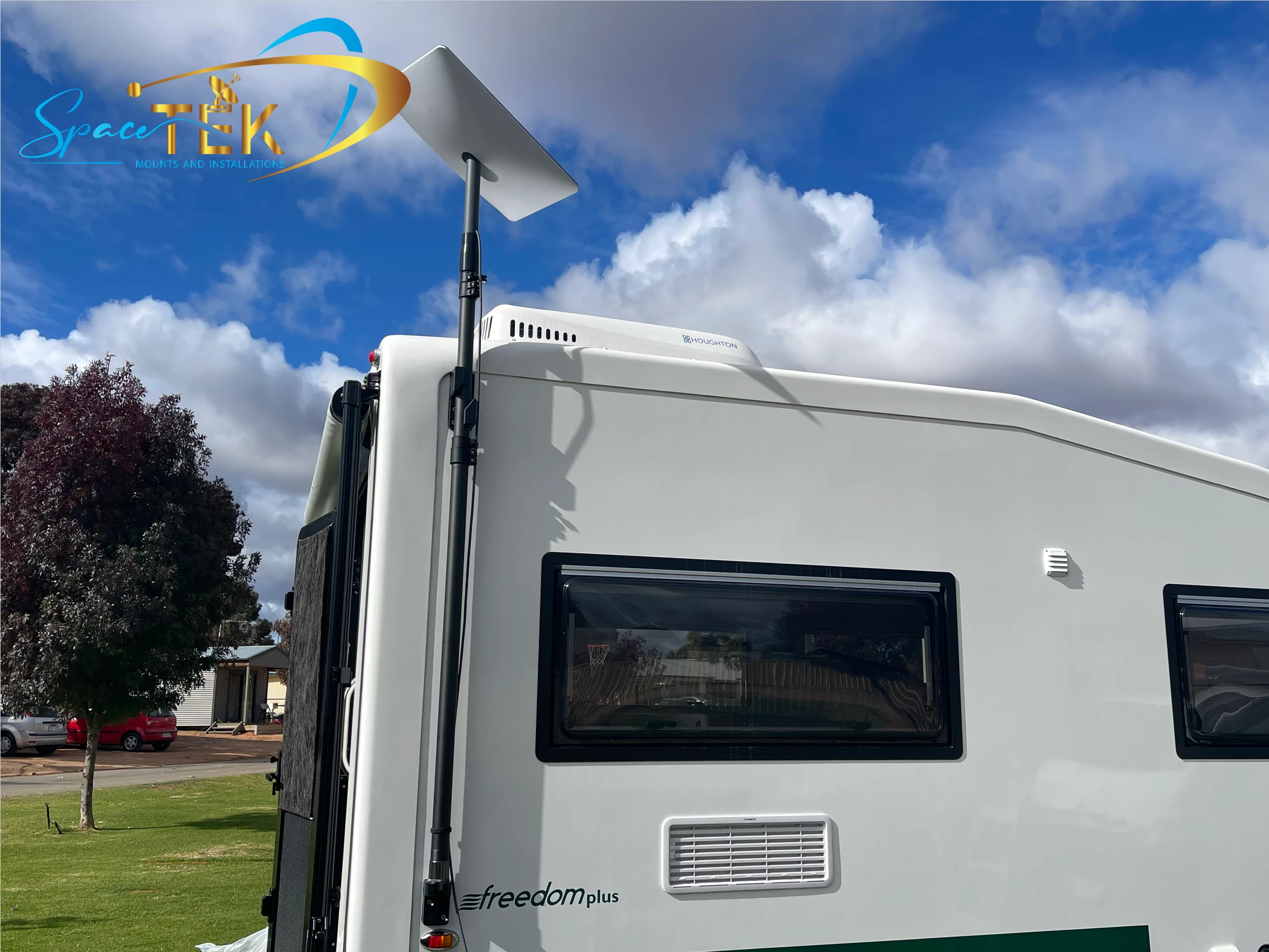 Carbon Fibre Telescopic RV Mount for Starlink Gen 2 SpaceTek