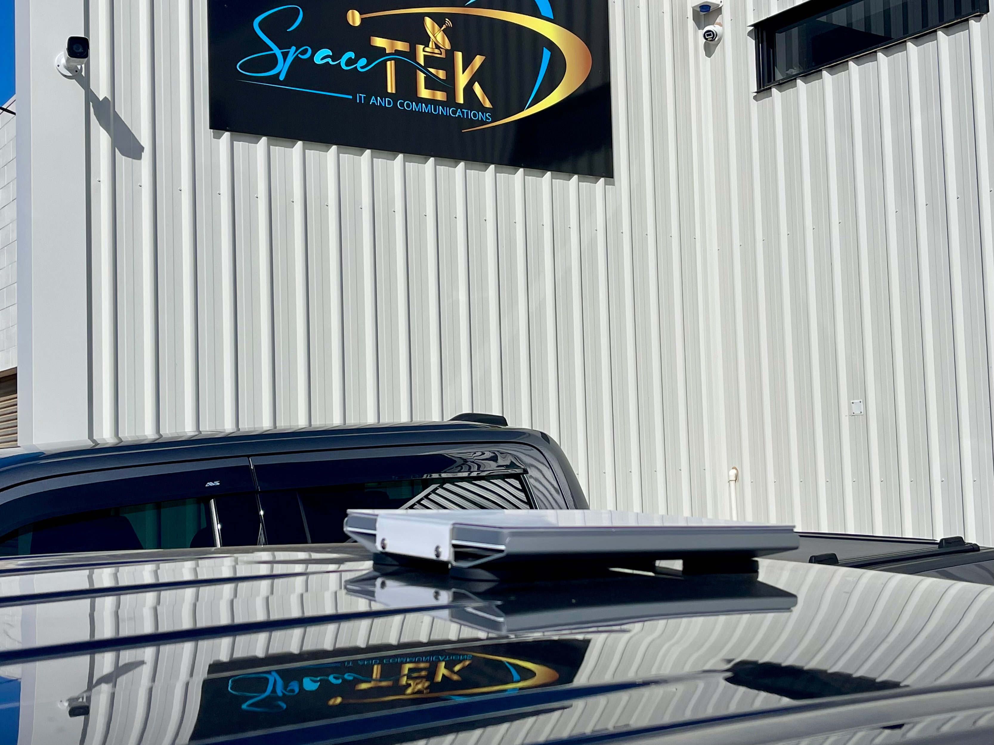 Starlink Mini Alloy Magnetic Mount with Shield – Anodised Aluminium (55mm Magnets)