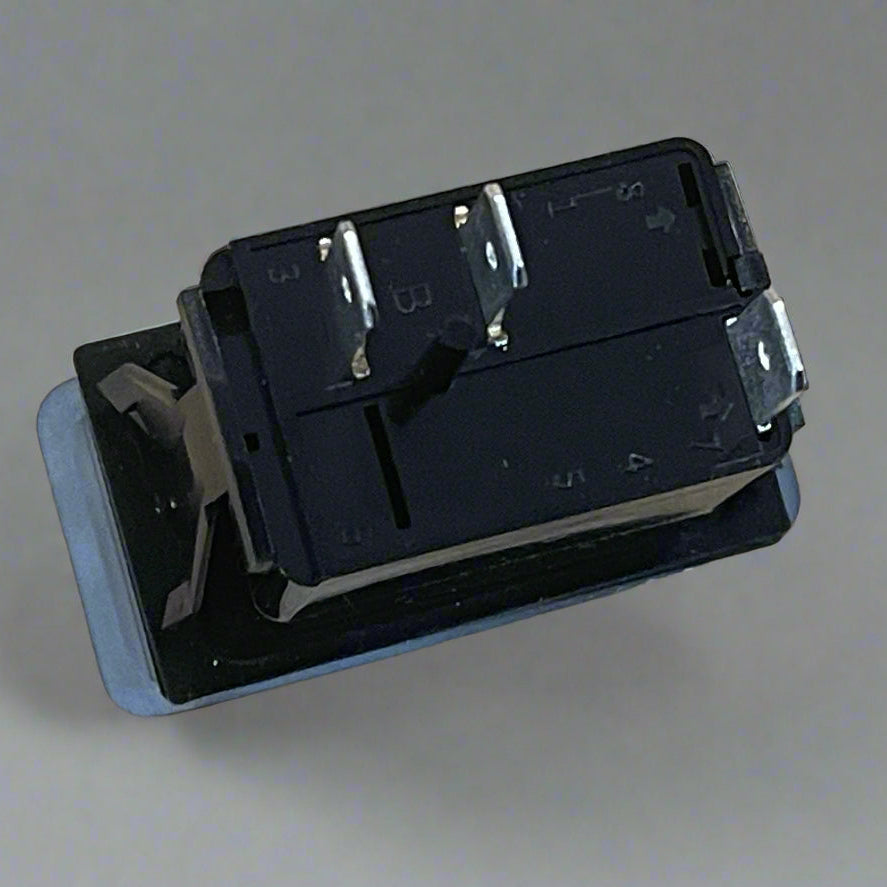 Starlink DC 3-Pole Rocker Switch – Blue LED with Mounting Plate Options (12V 20A / 24V 10A) SpaceTek - Starlink Mounts & Accessories