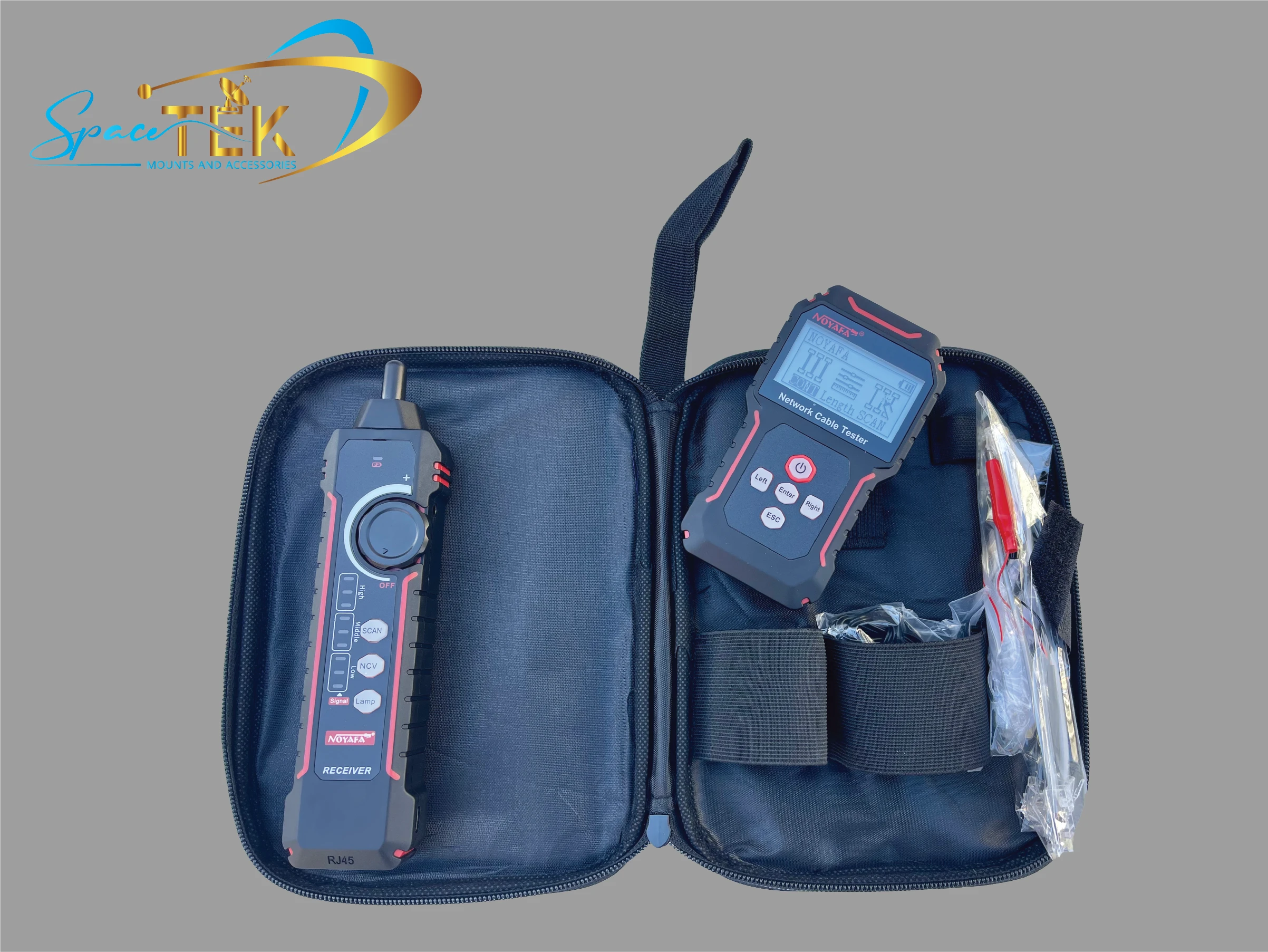 Network cable, PoE Tester and F-Set SpaceTek