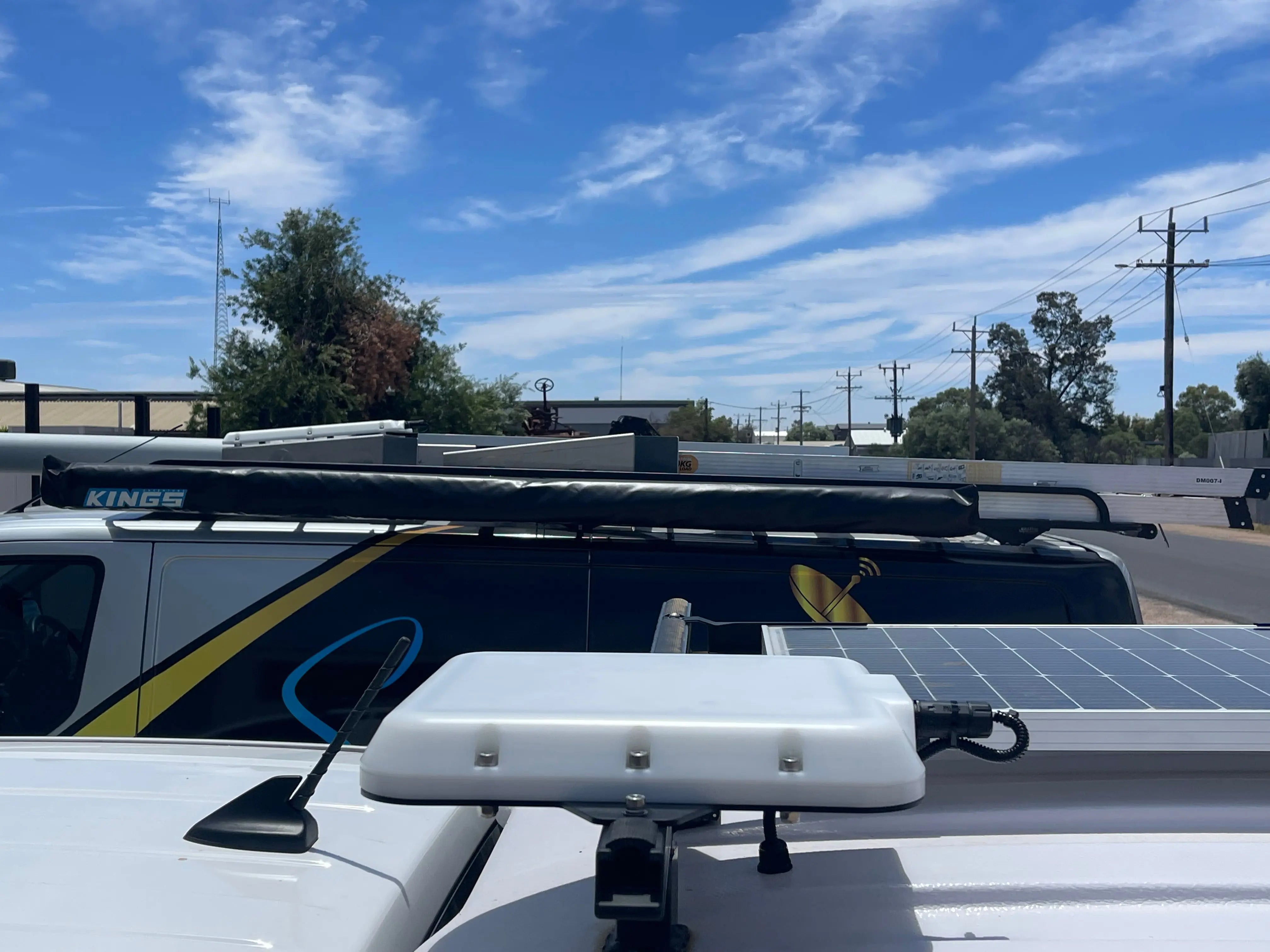 Starlink Mini V-Cell Single Roof Rack Wing Supports SpaceTek - Starlink Mounts & Accessories