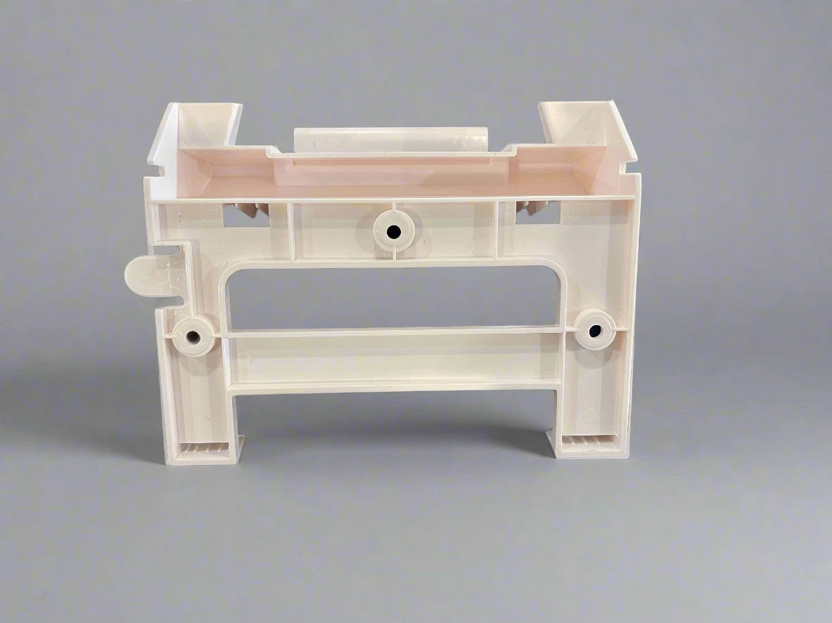 Moulded plastic wall mount holder for Starlink Gen 3 router & 56V power supply – white all-in-one design SpaceTek - Starlink Mounts & Accessories