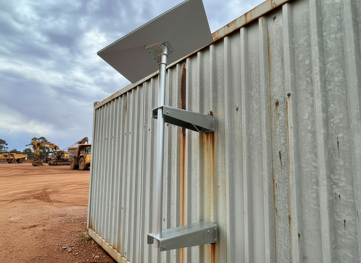 Starlink Atco / Demountable / Site Hut Wall Mount - Gen 3 SpaceTek
