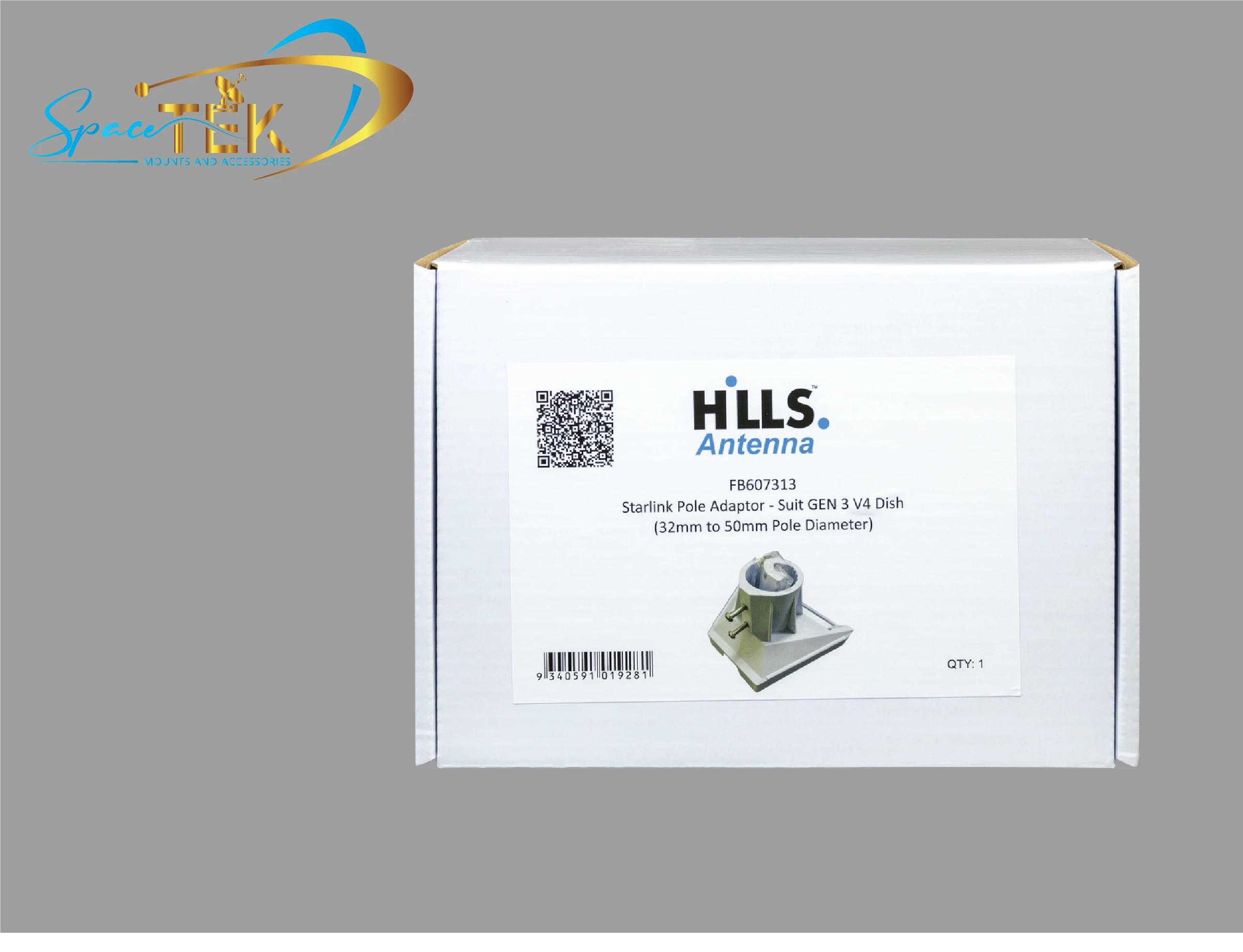Plastic Gen 3 V4 Starlink Pole Adaptor BiTek