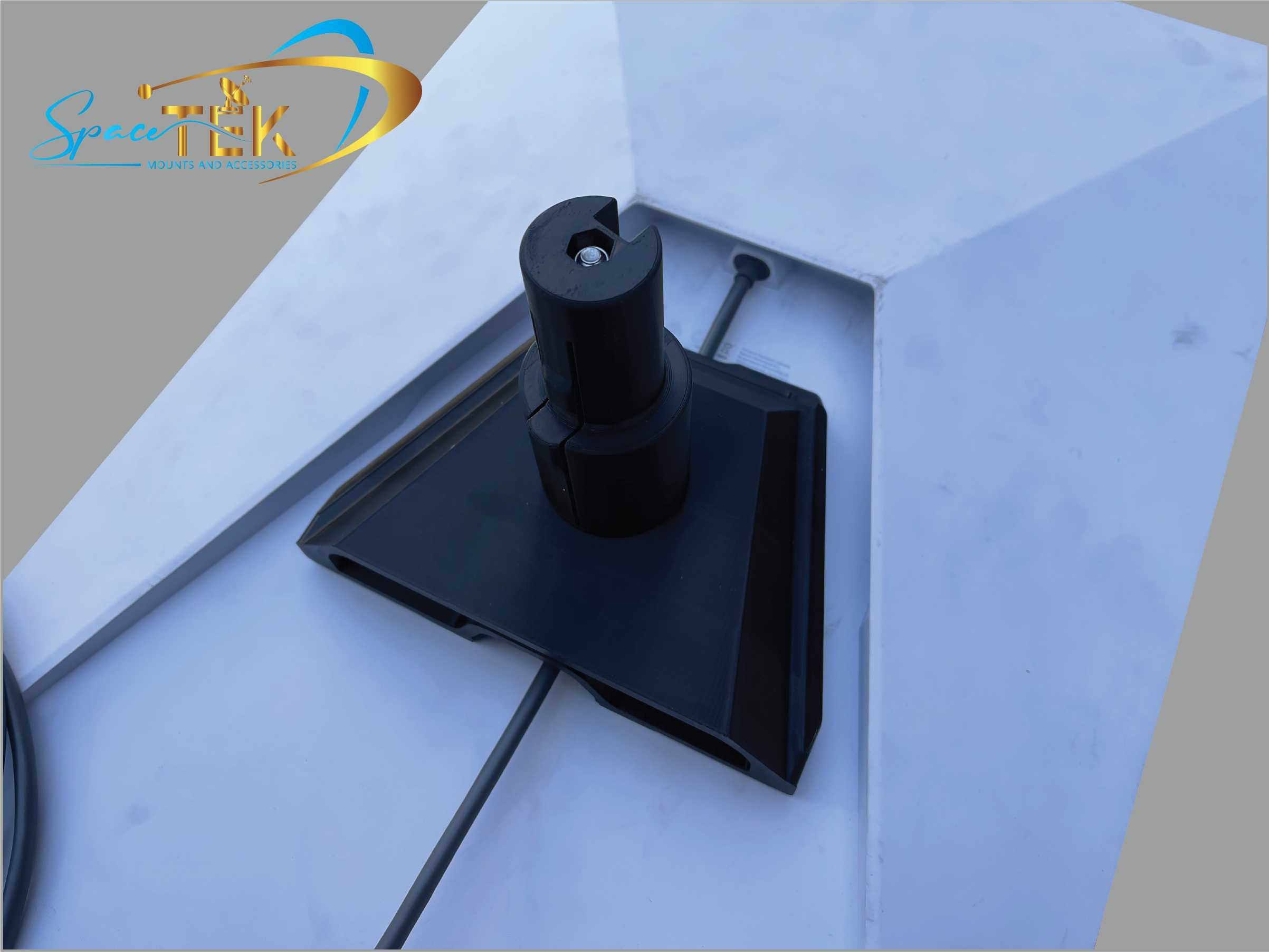 Starlink Mini Flat adapter to Gen 2 Pole