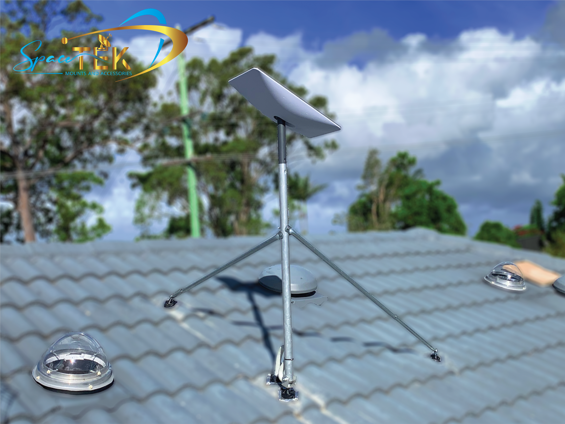 Tile Roof - Starlink Mount Roof Kit for Dishy - Rectangle Gen 2