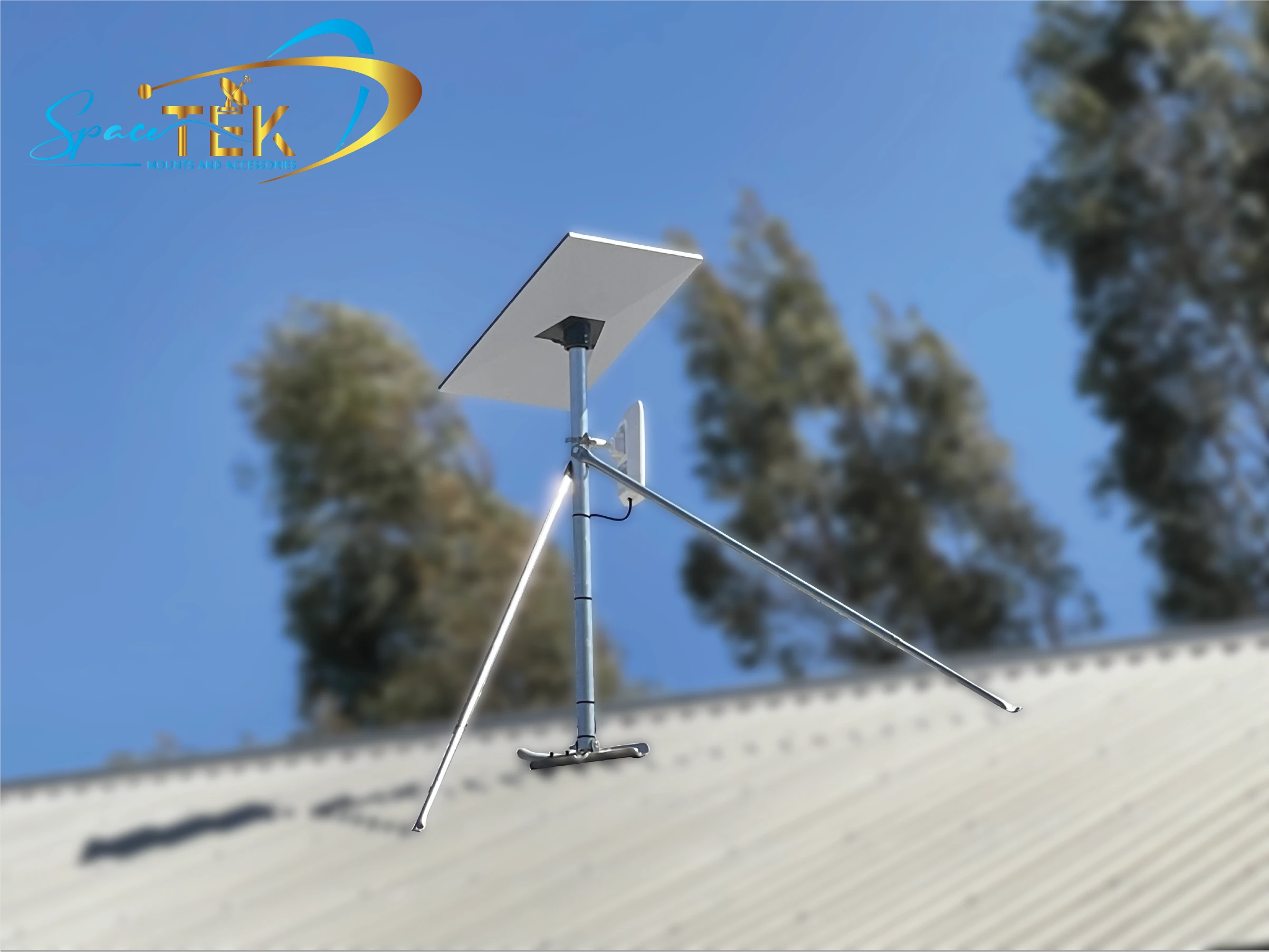 Tin Roof - Starlink Mount Roof Kit for Dishy - Gen 3 (V4) - Lite Duty StarlinkShop