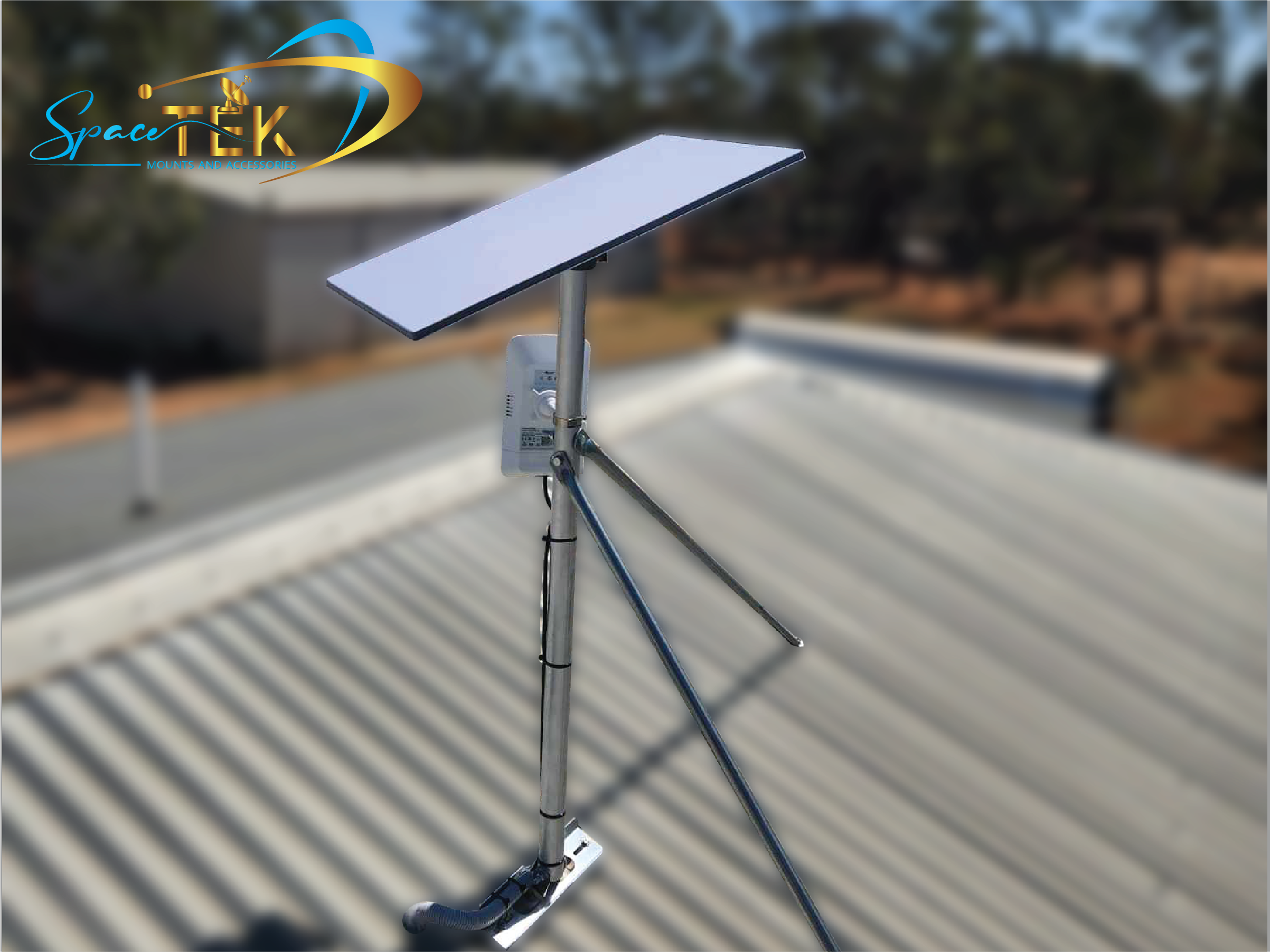 Tin Roof - Starlink Mount Roof Kit for Dishy - Gen 3 (V4) - Lite Duty