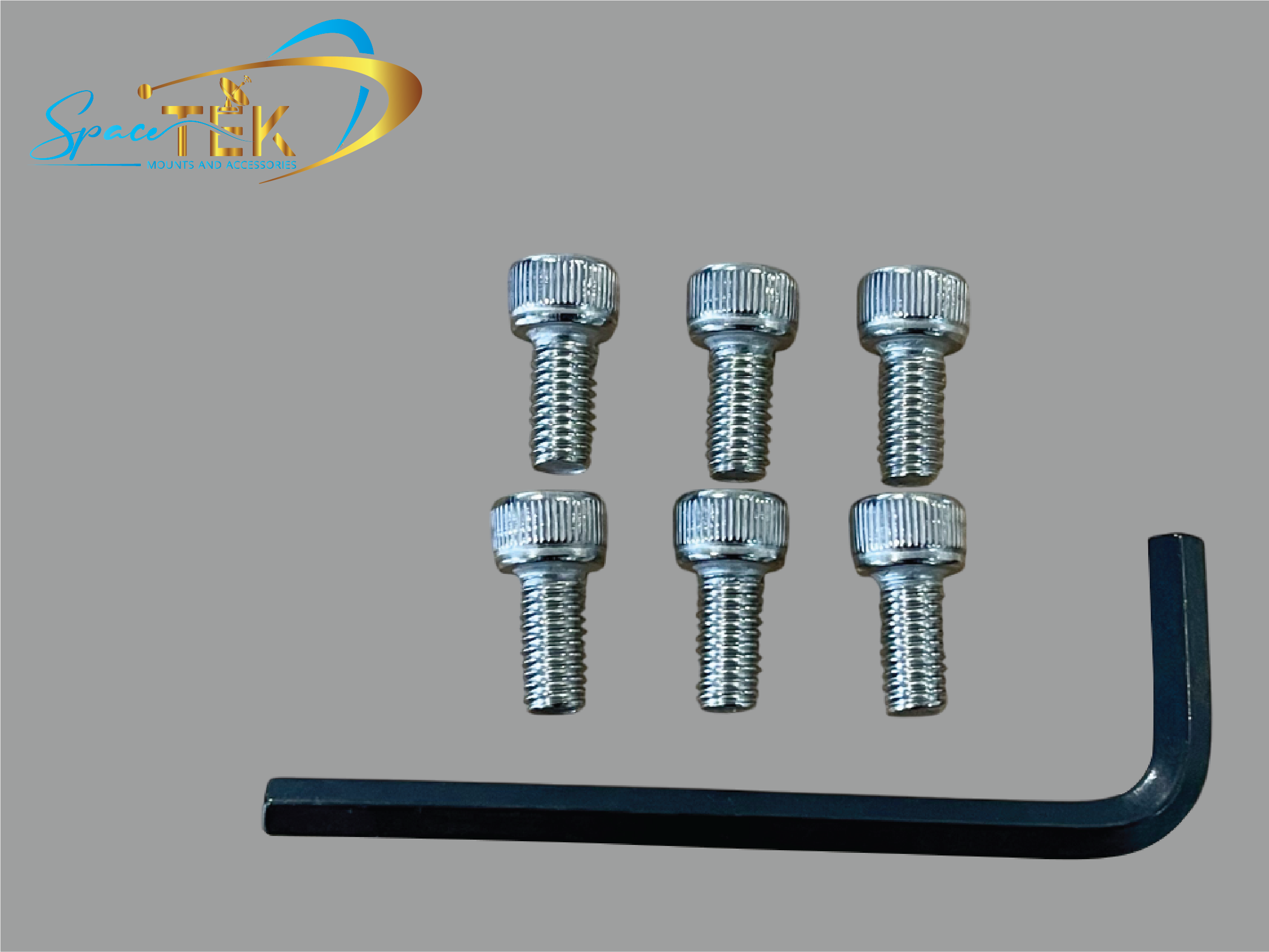 Stainless Steel Cap Head Bolt Set – M6 x 12mm (Available in 6, 8, or 10 Pieces, Includes Allen Key) SpaceTek - Starlink Mounts & Accessories