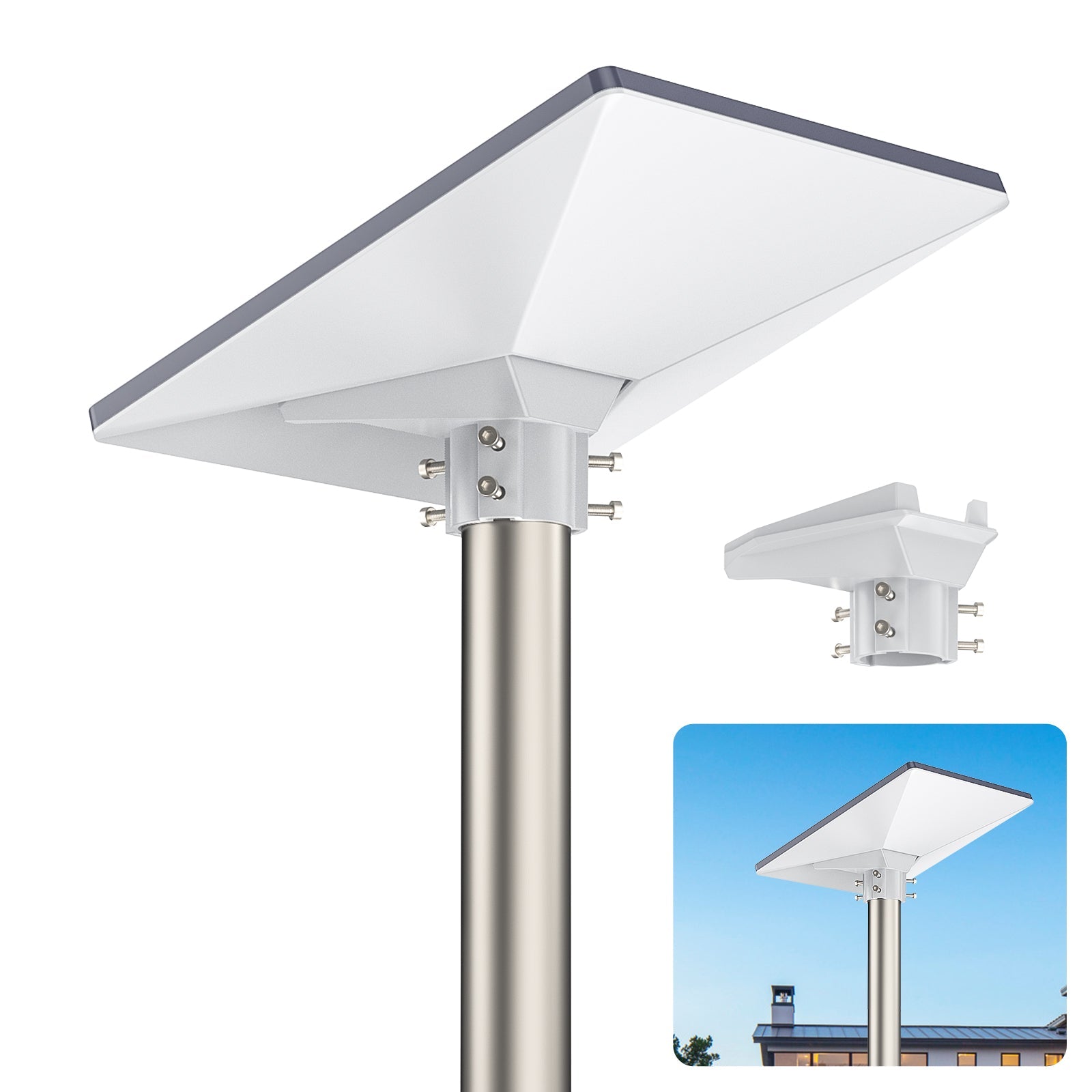 Starlink Mini Pipe Adapter – Compact ASA/ABS Mount for Starlink Mini Terminals EDUP