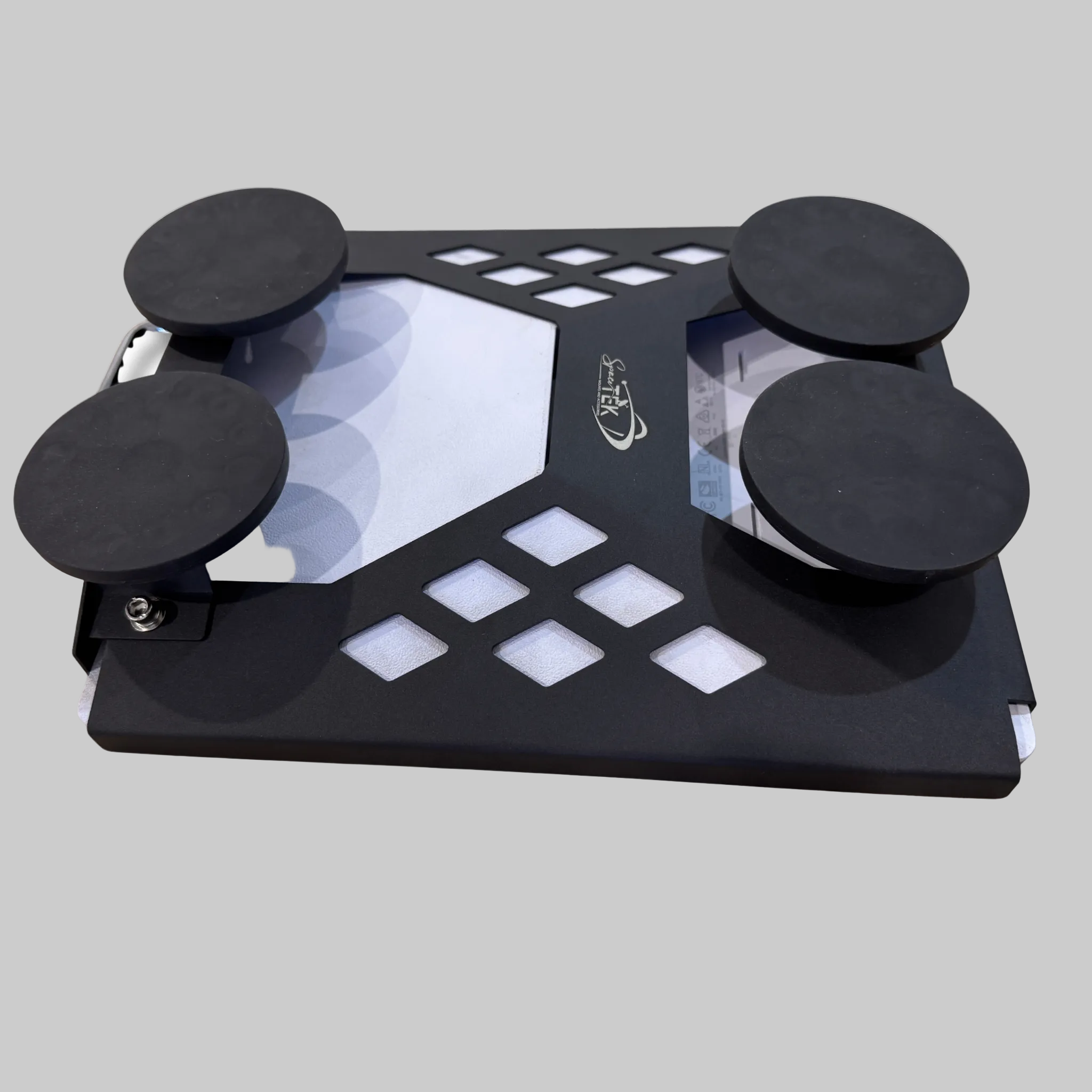 ROBUST POWDER-COATED IN-MOTION MAGNETIC ROOF MOUNT FOR STARLINK MINI – 87MM EARTH MAGNETS WITH HANDLE Candy