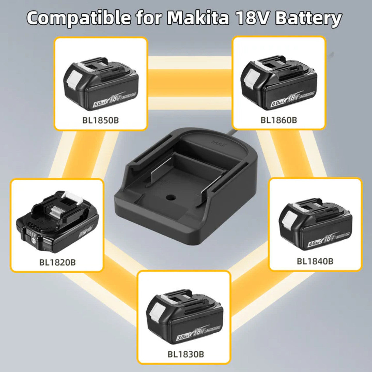 Starlink Mini Makita 18V Battery Adapter – Heavy Duty 14AWG Cable SpaceTek - Starlink Mounts & Accessories