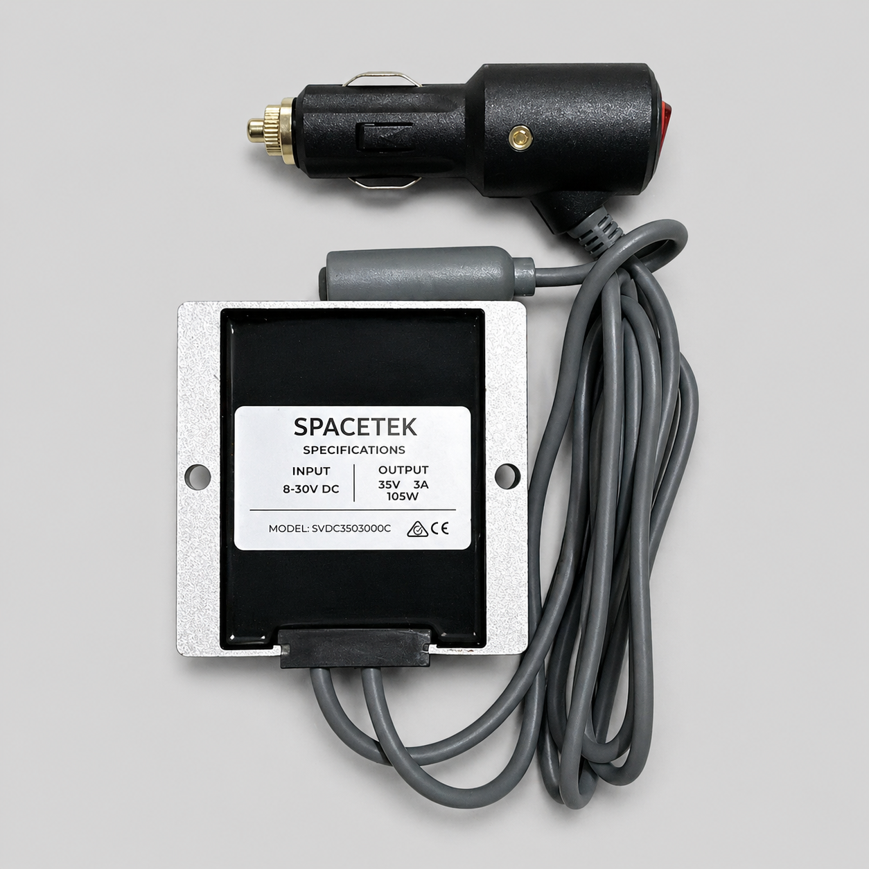 Spacetek 12-35v Starlink Mini Voltage Booster Regulator with gold connector and switch