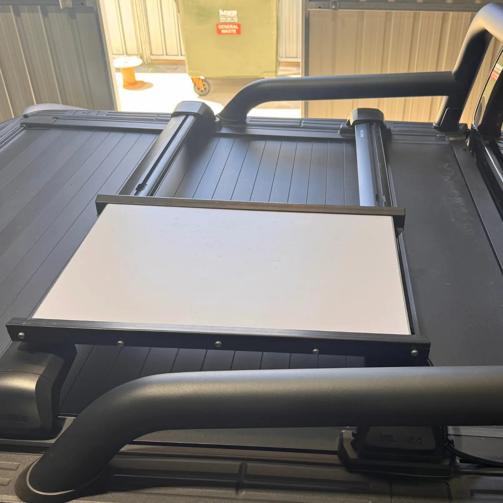 Starlink Gen 3 - In Motion Mount SpaceTek for commercial or industrial vehicle installs low profile aluminium heavy duty mounted on a ute, truck