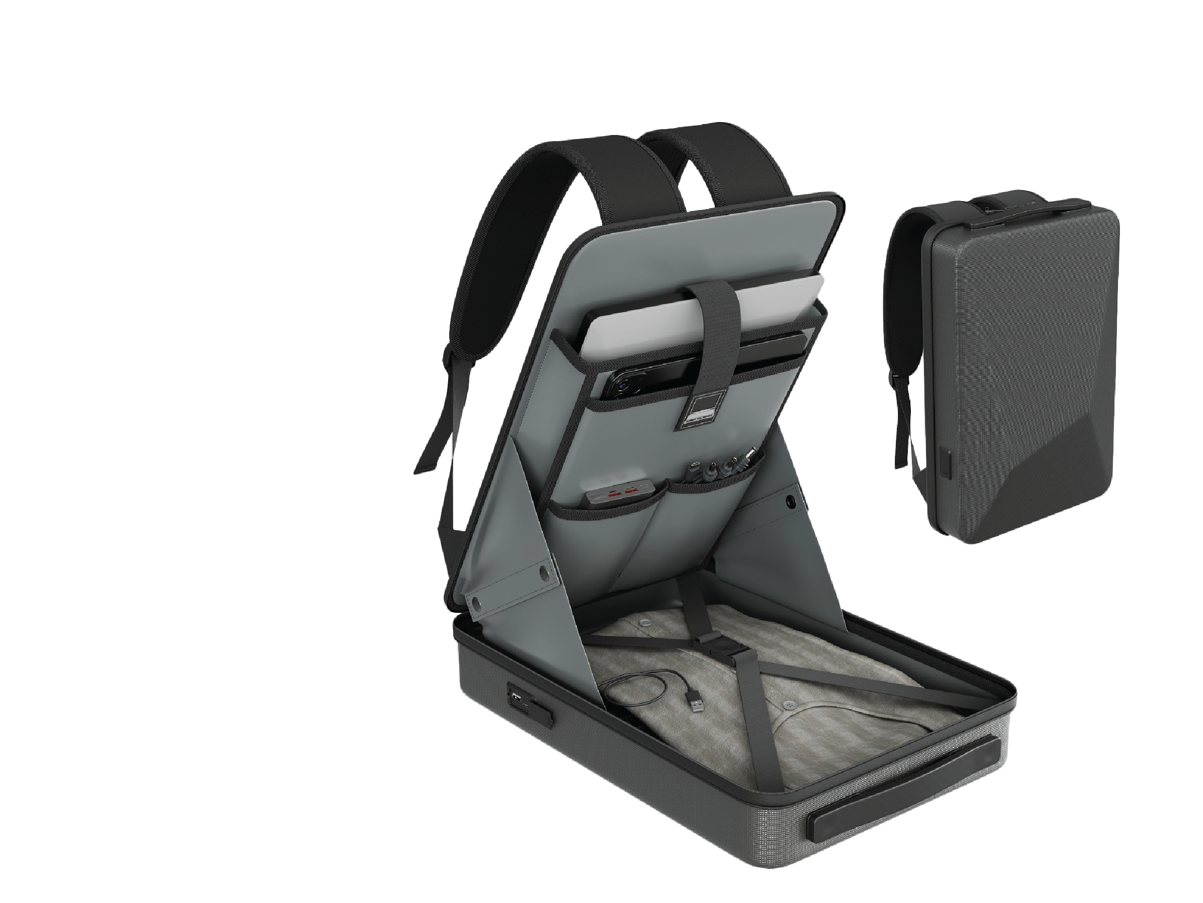 Durable Lightweight Backpack for Starlink Mini – Organised Storage with Foam Compartments