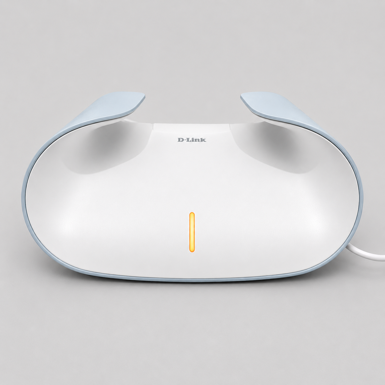 D-Link AX3000 M30-2PK mesh Wi-Fi router with illuminated LED status light