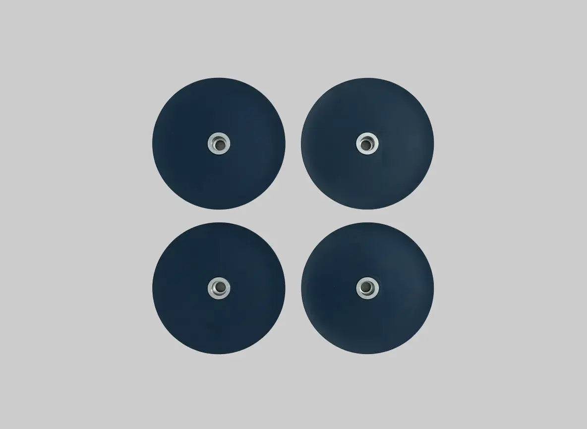 3.5-Inch Rubber Coated Rare Earth Magnets with M8 Thread SpaceTek - Starlink Mounts & Accessories