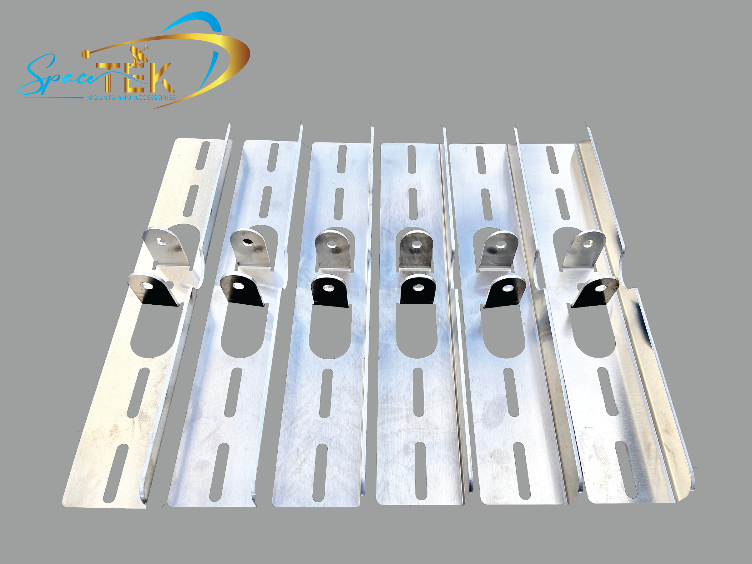 6 X Heavy Duty Base Plate (400mm) - With M8 Nut & Bolt