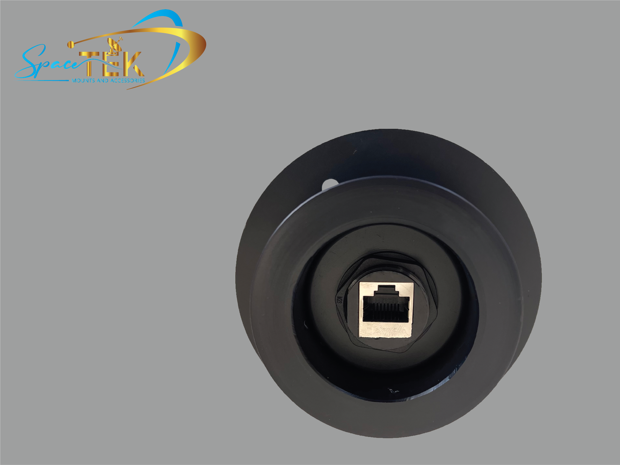 Caravan RV - RJ45 Recessed Data Socket for Starlink With Backing Plate