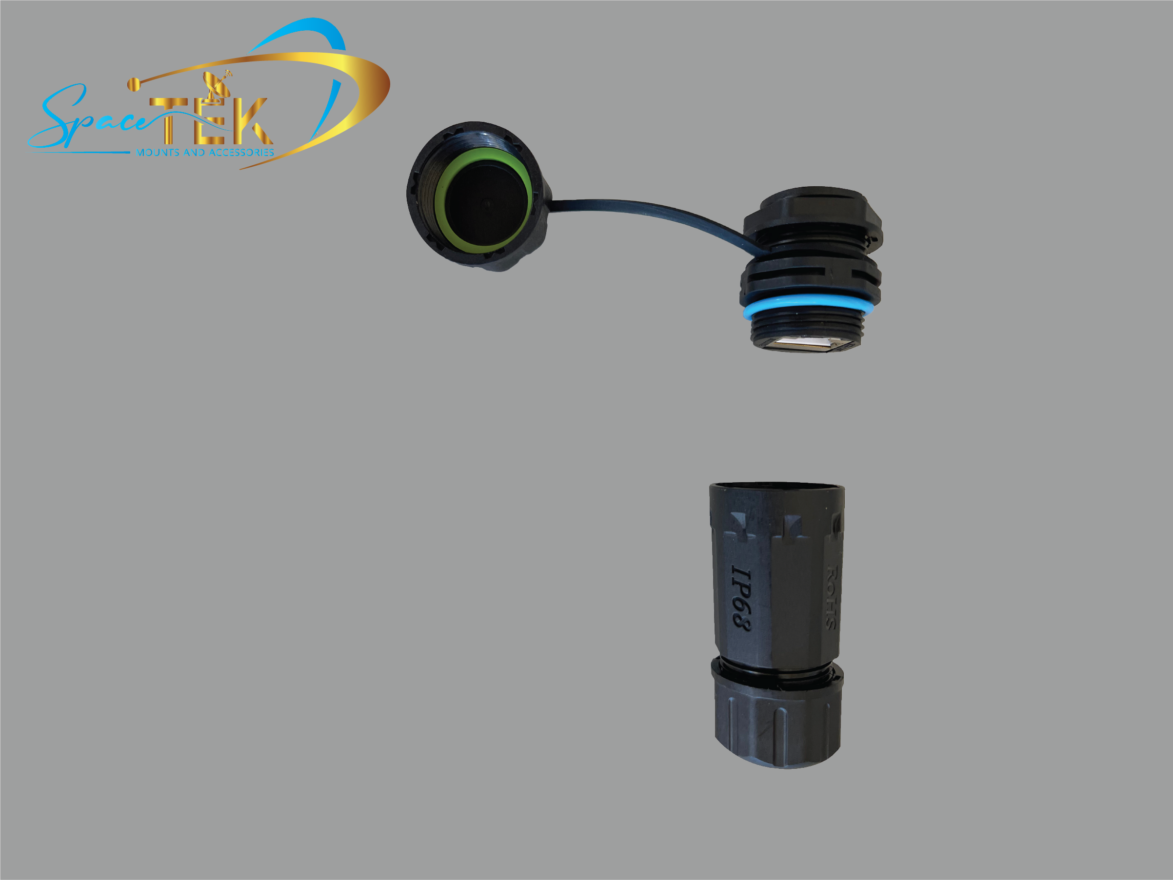 Starlink - IP68 Waterproof Bulkhead RJ45 Socket Connector