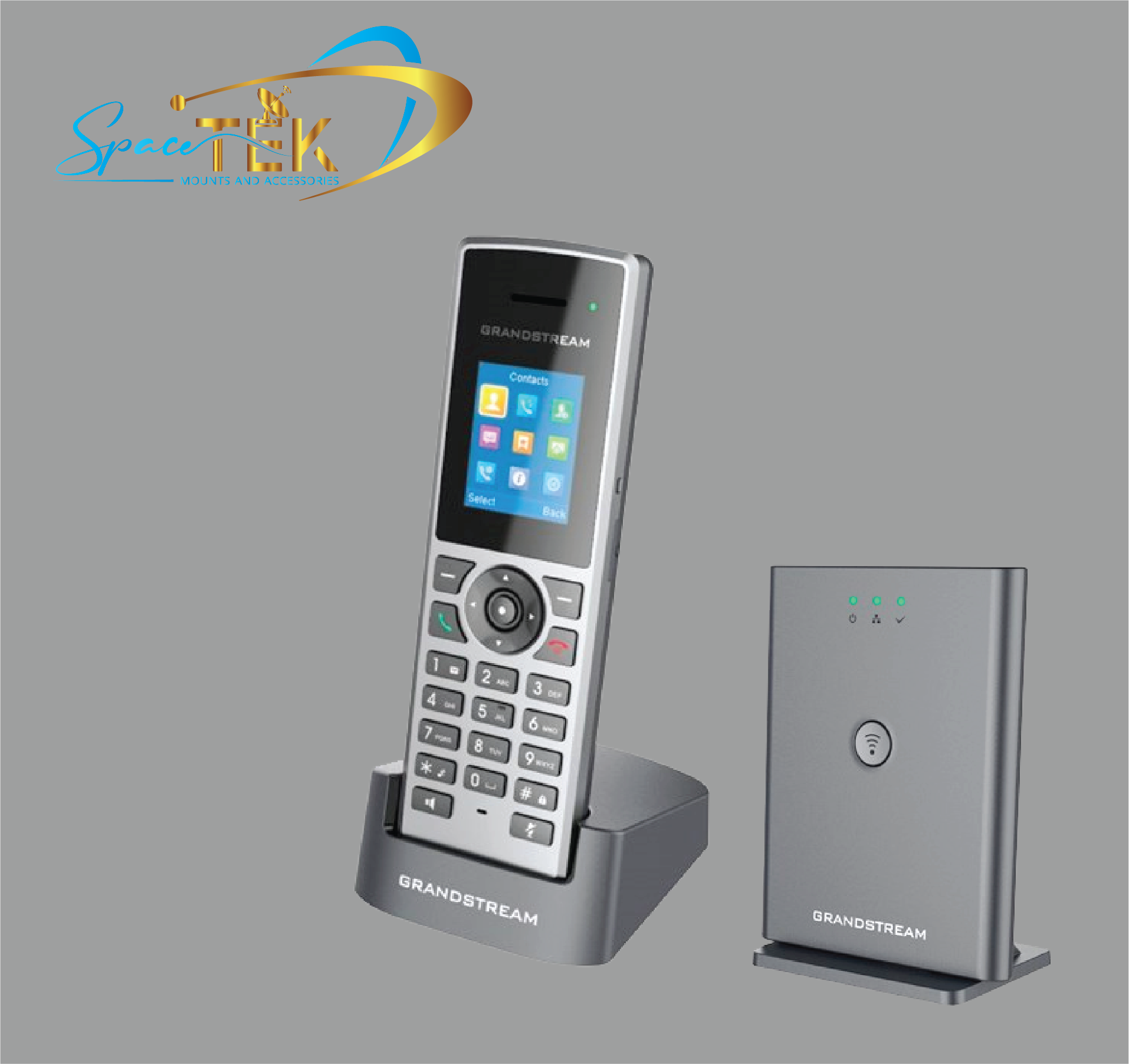DP725 plus DP755 - DECT Handset with Base Station Combo - Starlink Compatible VoIP Phone