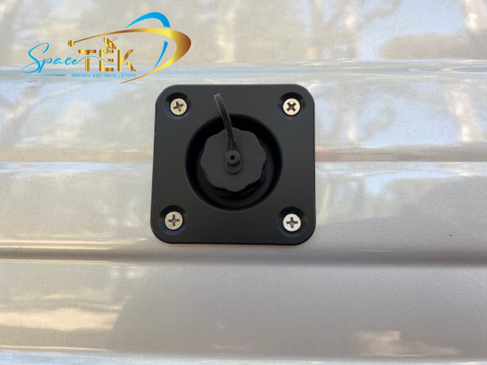 Caravan RV - RJ45 Recessed Data Socket for Starlink With Backing Plate