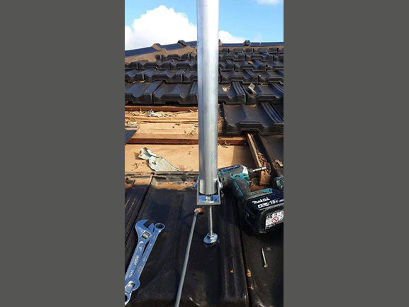 Tile Roof - Starlink Mount Roof Kit for Dishy - Rectangle Gen 2