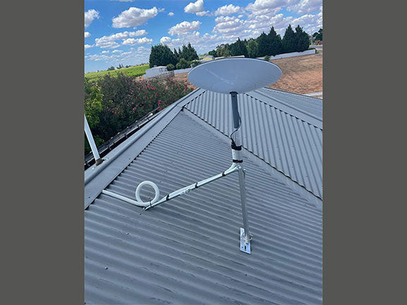 Tin Roof - Starlink Mount Roof Kit for Dishy - Round Dish Gen 1