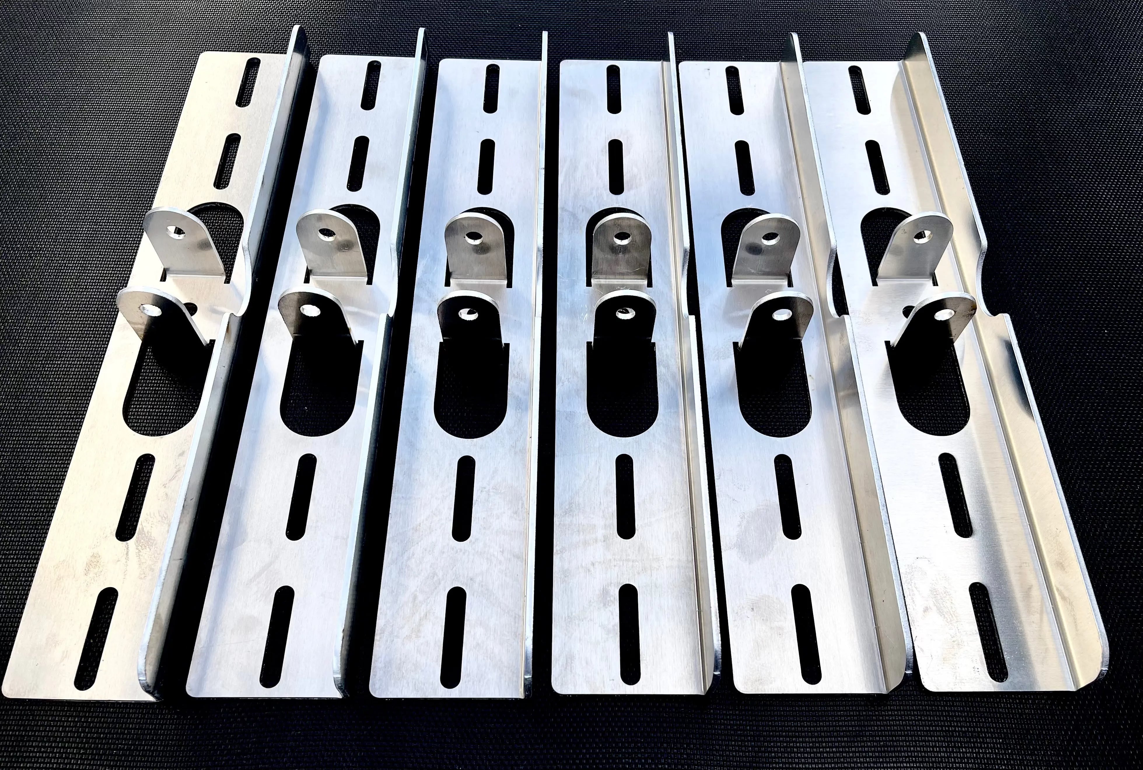 6 X Heavy Duty Base Plate (400mm) - With M8 Nut & Bolt SpaceTek