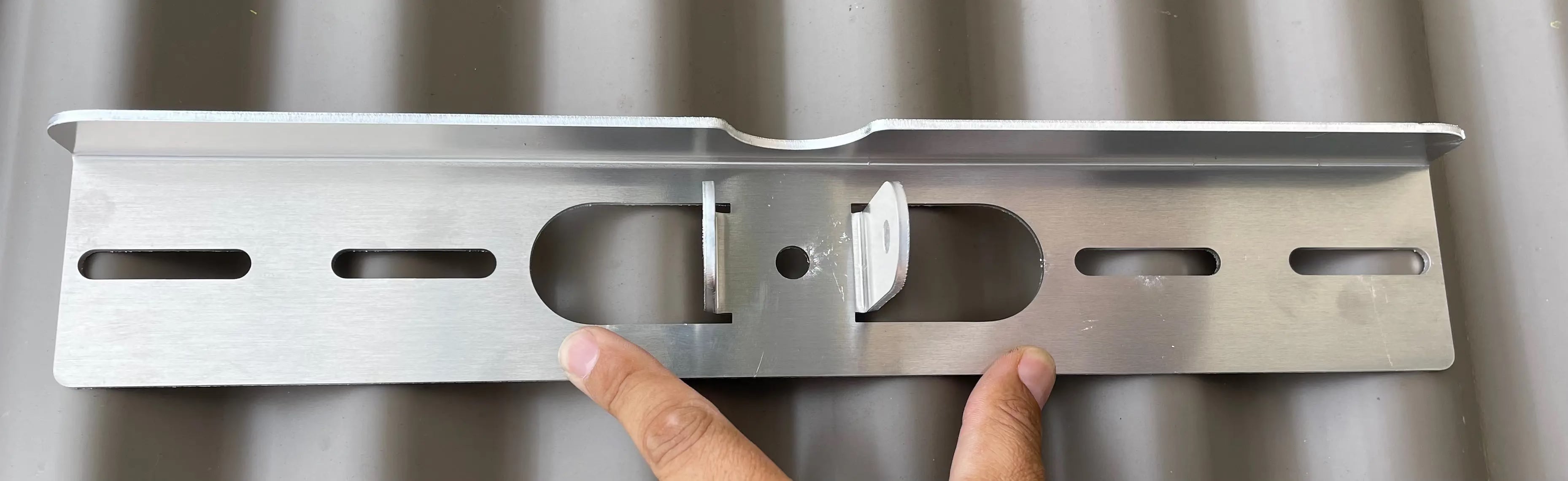 6 X Heavy Duty Base Plate (400mm) - With M8 Nut & Bolt SpaceTek