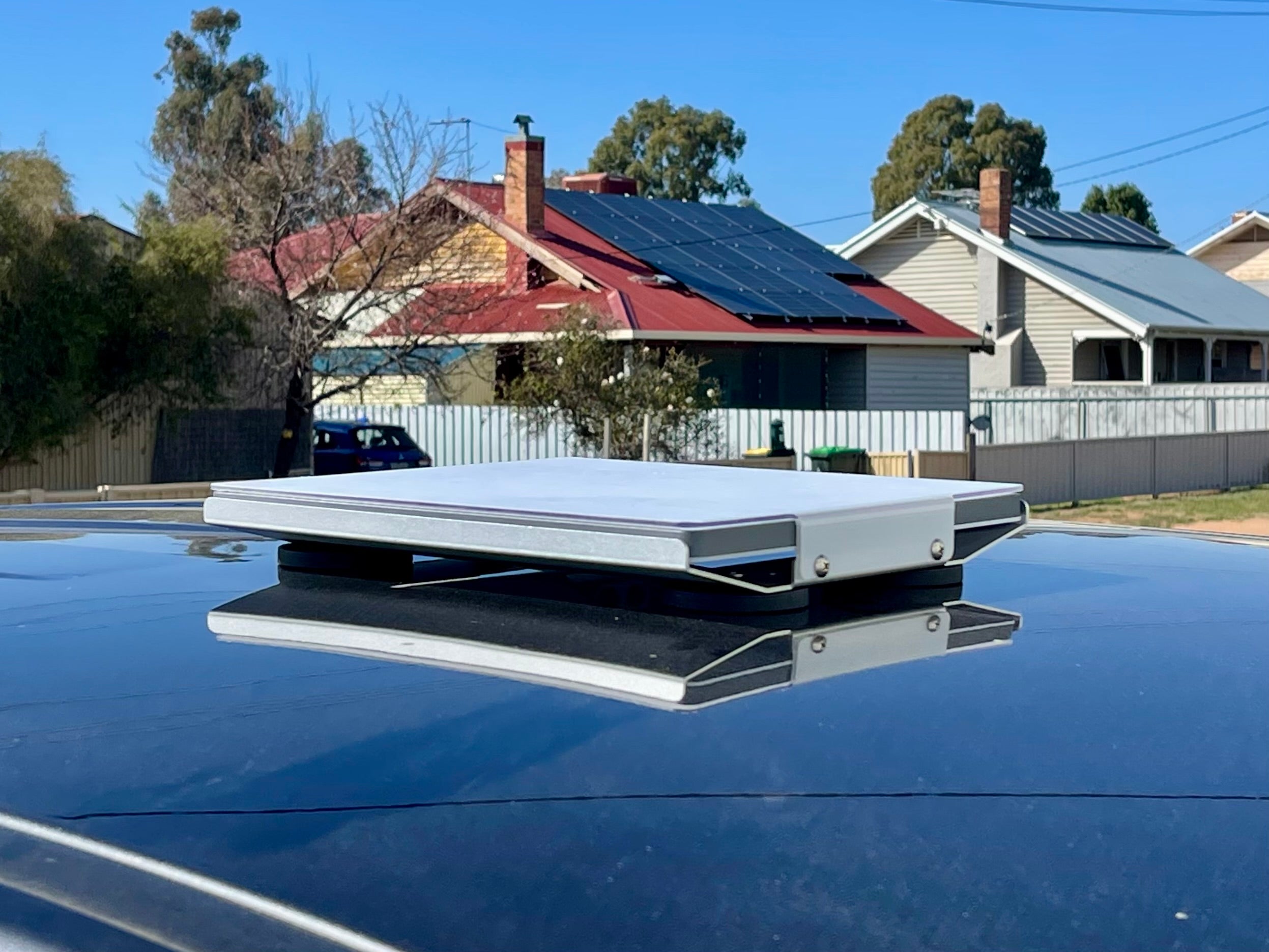 Starlink Mini Alloy Magnetic Mount with Shield – Anodised Aluminium (55mm Magnets)