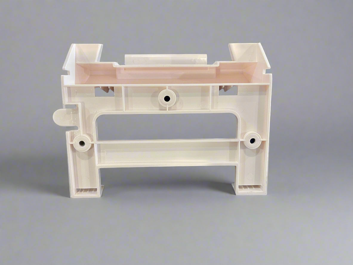 Moulded plastic wall mount holder for Starlink Gen 3 router & 56V power supply – white all-in-one design