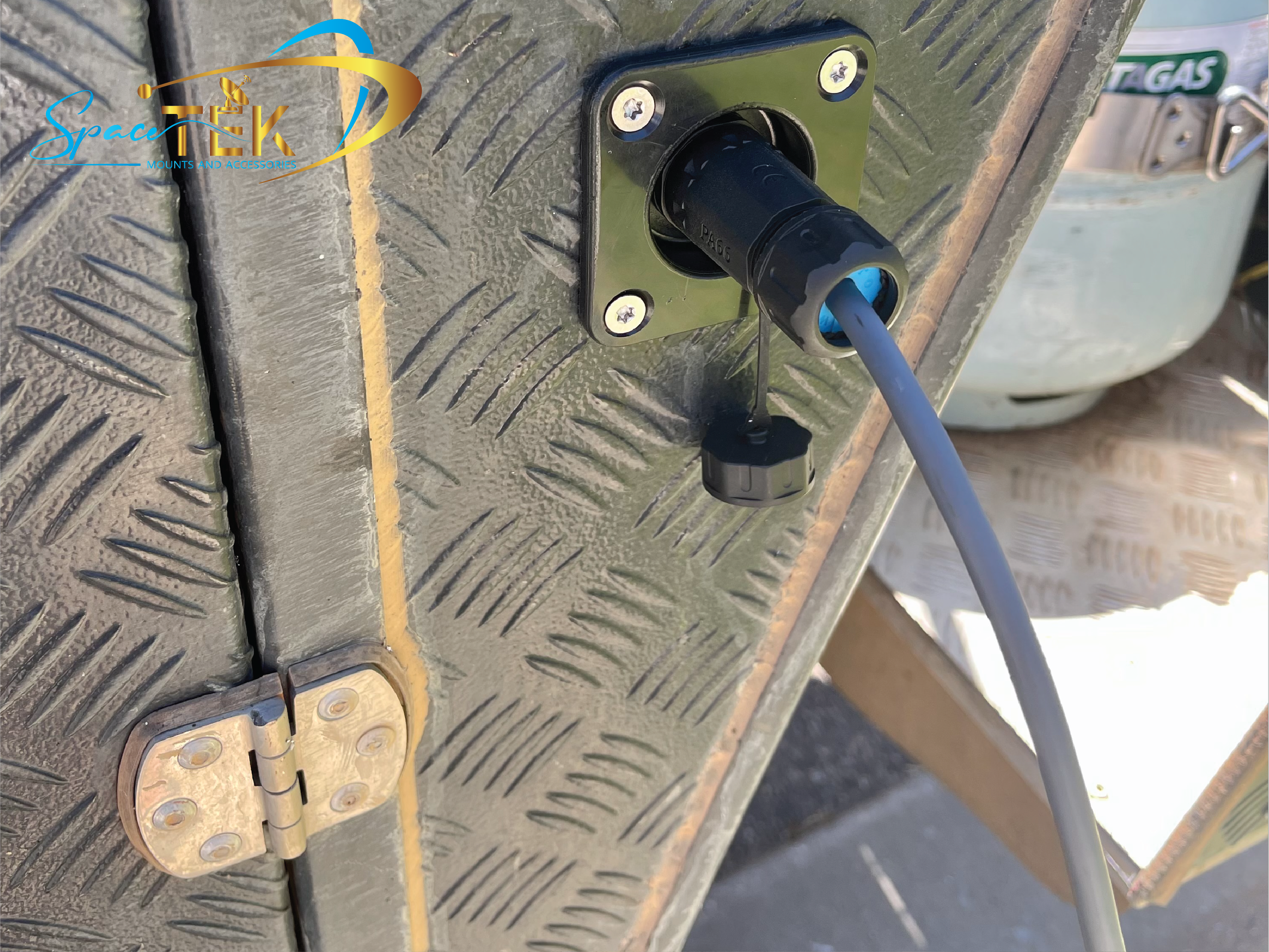 Caravan RV - Gen 3 RJ45 Recessed Data Socket for Starlink (WITH Backing Plate)