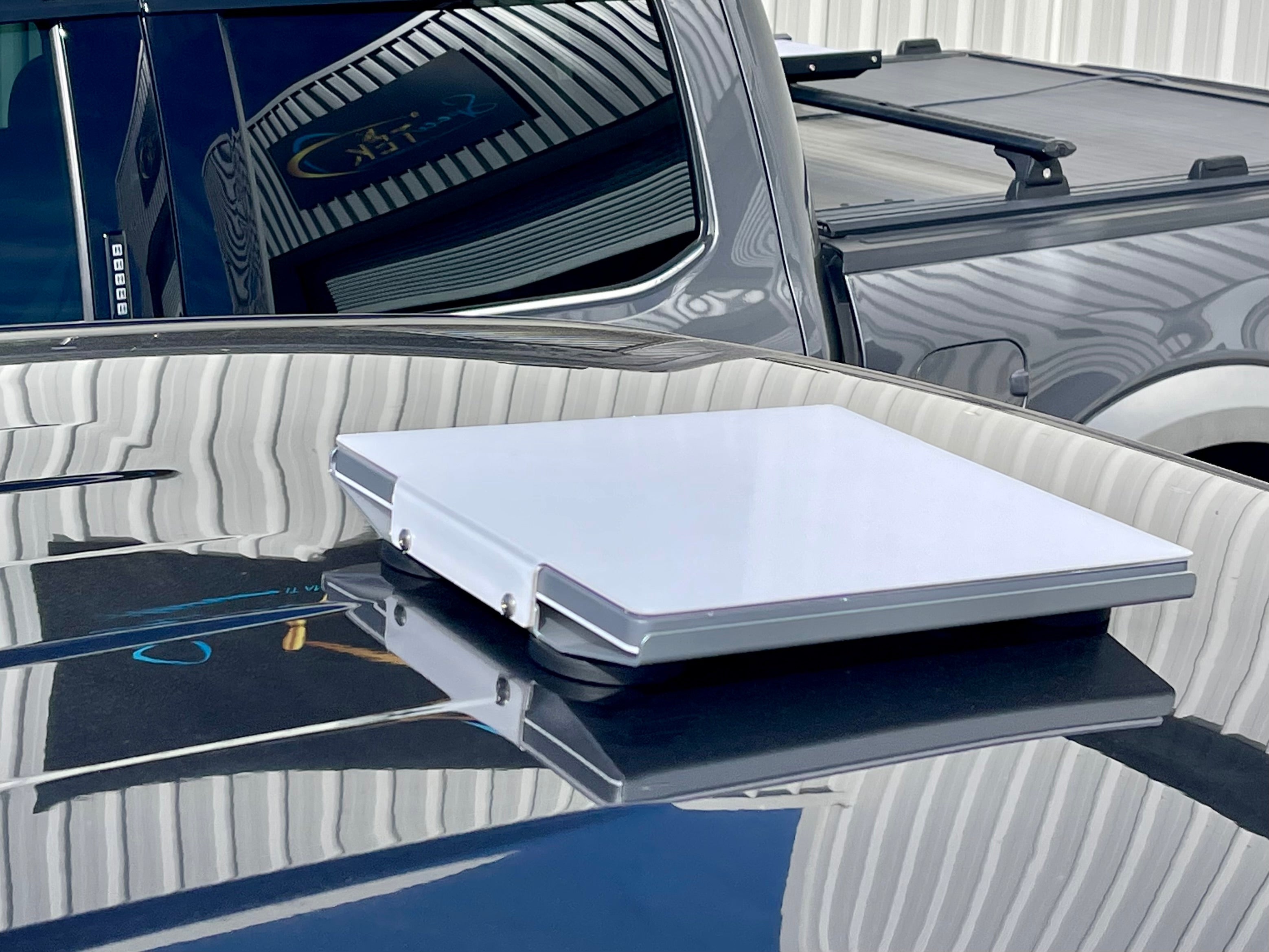 Starlink Mini Alloy Magnetic Mount with Shield – Anodised Aluminium (55mm Magnets)