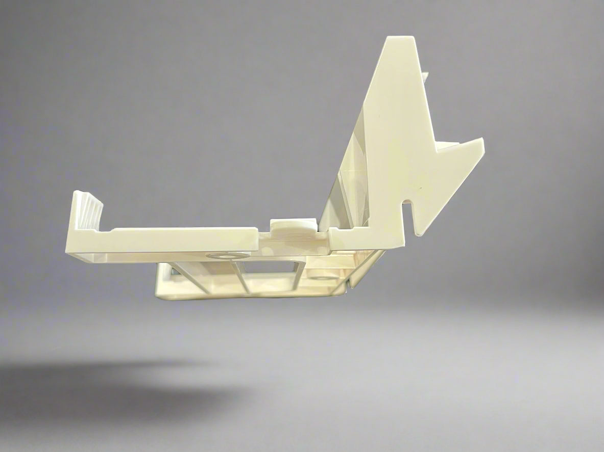 Moulded plastic wall mount holder for Starlink Gen 3 router & 56V power supply – white all-in-one design