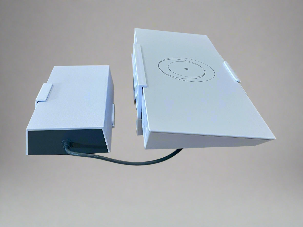 Plastic wall mount holders for Starlink Gen 3 router & 56V power supply – dual holder set