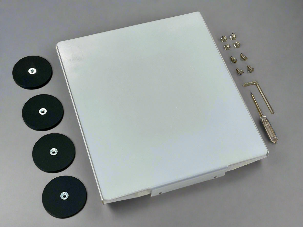 Starlink Mini Alloy Magnetic Mount with Shield – Anodised Aluminium (55mm Magnets)