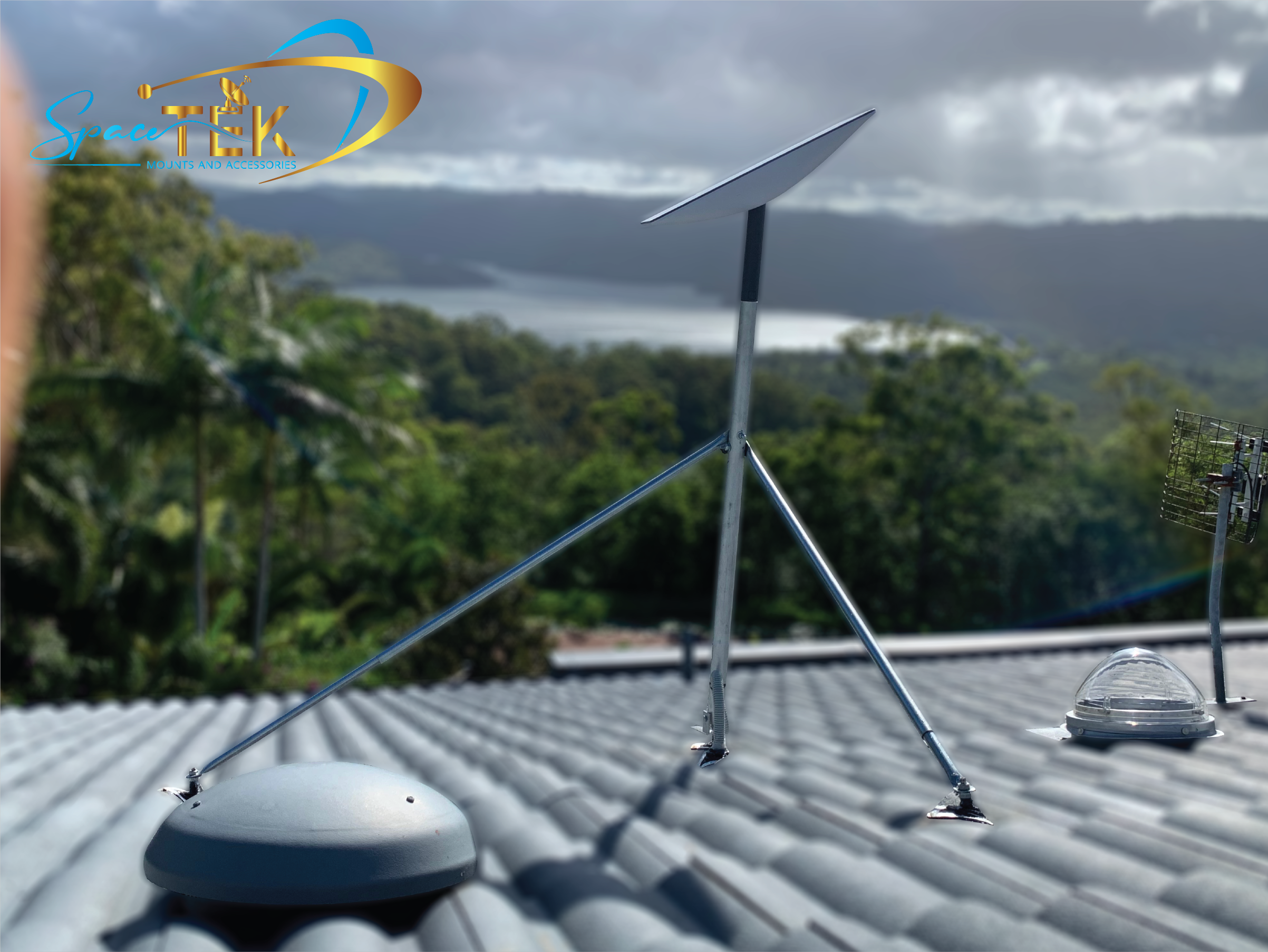 Tile Roof - Starlink Mount Roof Kit for Dishy - Rectangle Gen 2