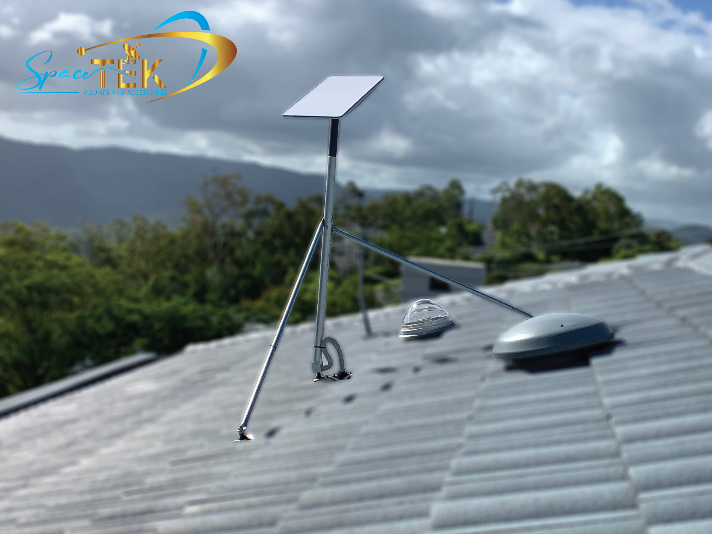 Tile Roof - Starlink Mount Roof Kit for Dishy - Rectangle Gen 2