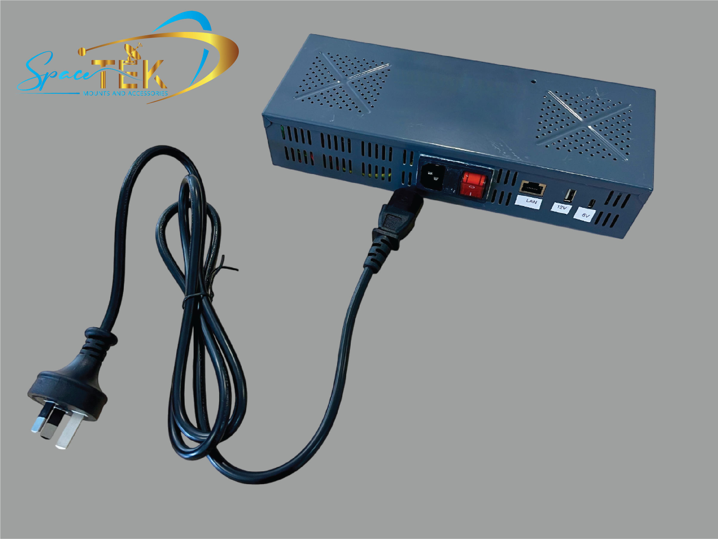 SpaceTek Universal Replacement 110-240V AC Power Supply with Integrated Starlink PoE Injector – Supports Gen 1, Gen 2 & Gen 3 Terminals (54V Output)