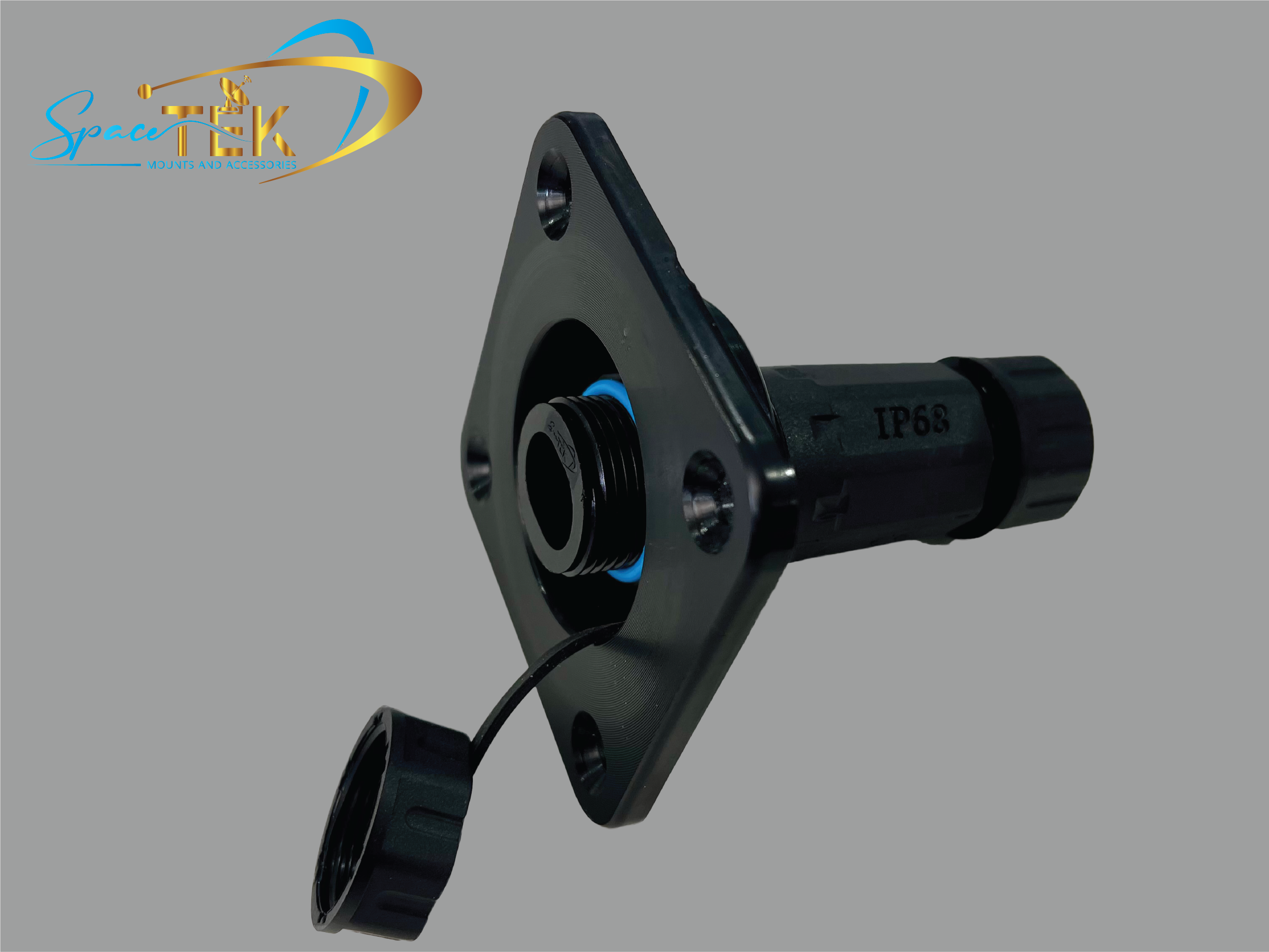 Caravan RV - Gen 3 RJ45 Recessed Data Socket for Starlink (WITH Backing Plate)