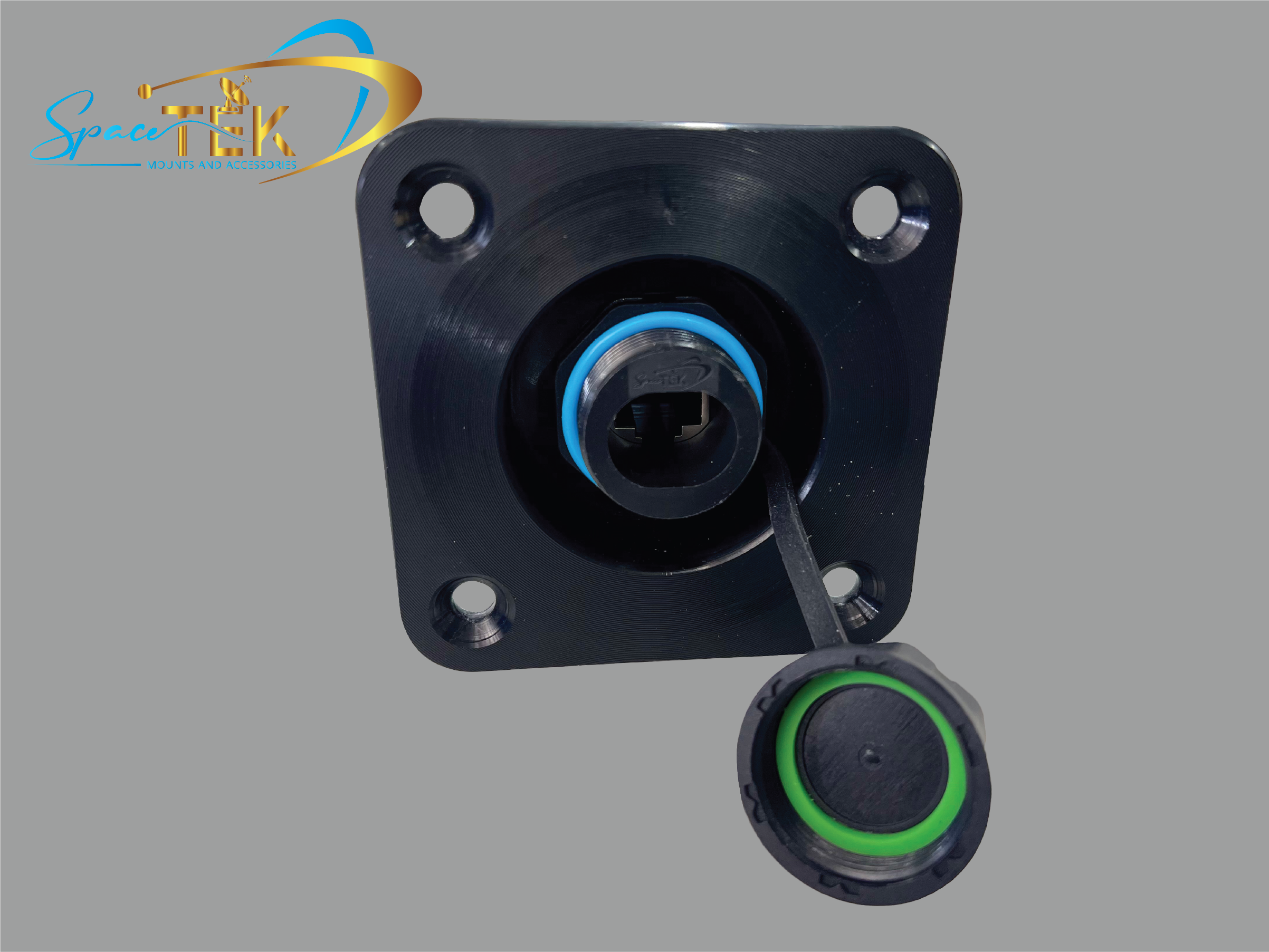 Caravan RV - Gen 3 RJ45 Recessed Data Socket for Starlink (WITH Backing Plate)