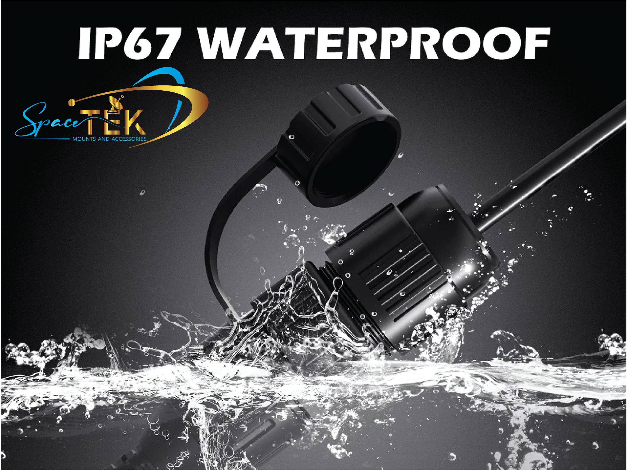 Starlink SPX to RJ45 Adapters (Pair) With Custom Length Cable Bundle