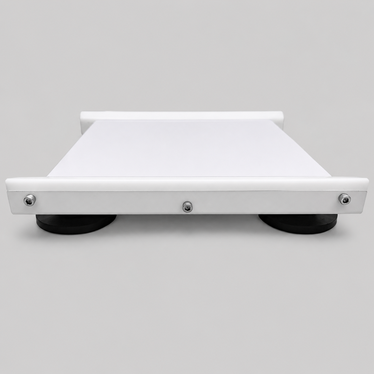 Spacetek Starlink Basic In Motion Vehicle Mount side view in white with 4 87mm magnets