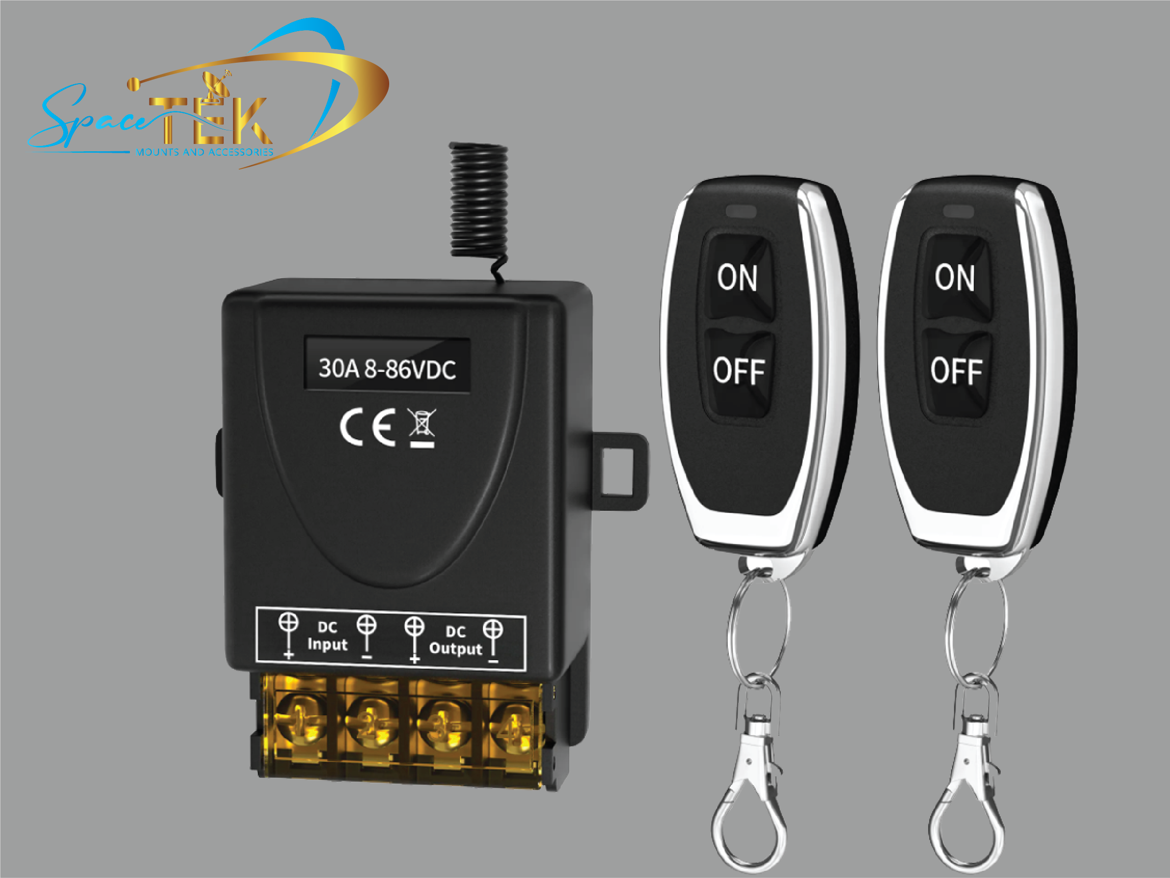 12V Remote Control Relay 30Amp (8-86VDC)