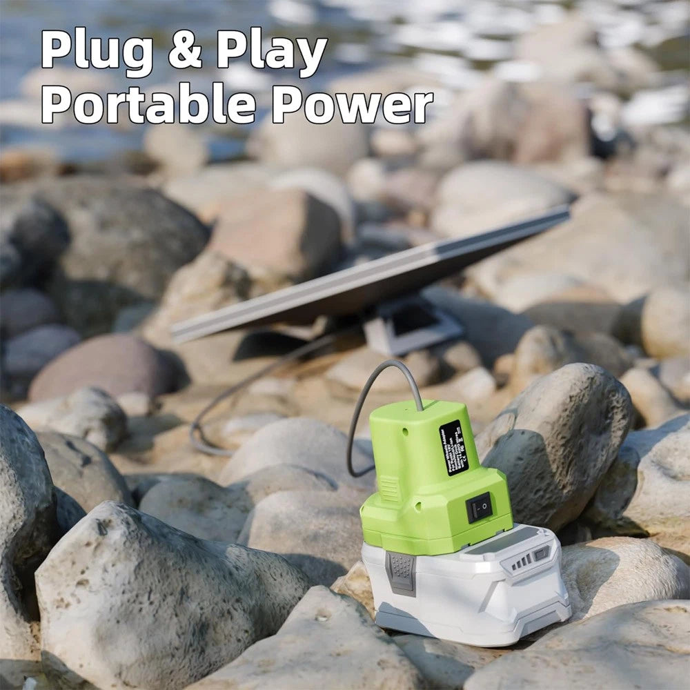 Starlink Mini Ryobi 18V Battery Adapter – Heavy Duty 14AWG Cable SpaceTek - Starlink Mounts & Accessories