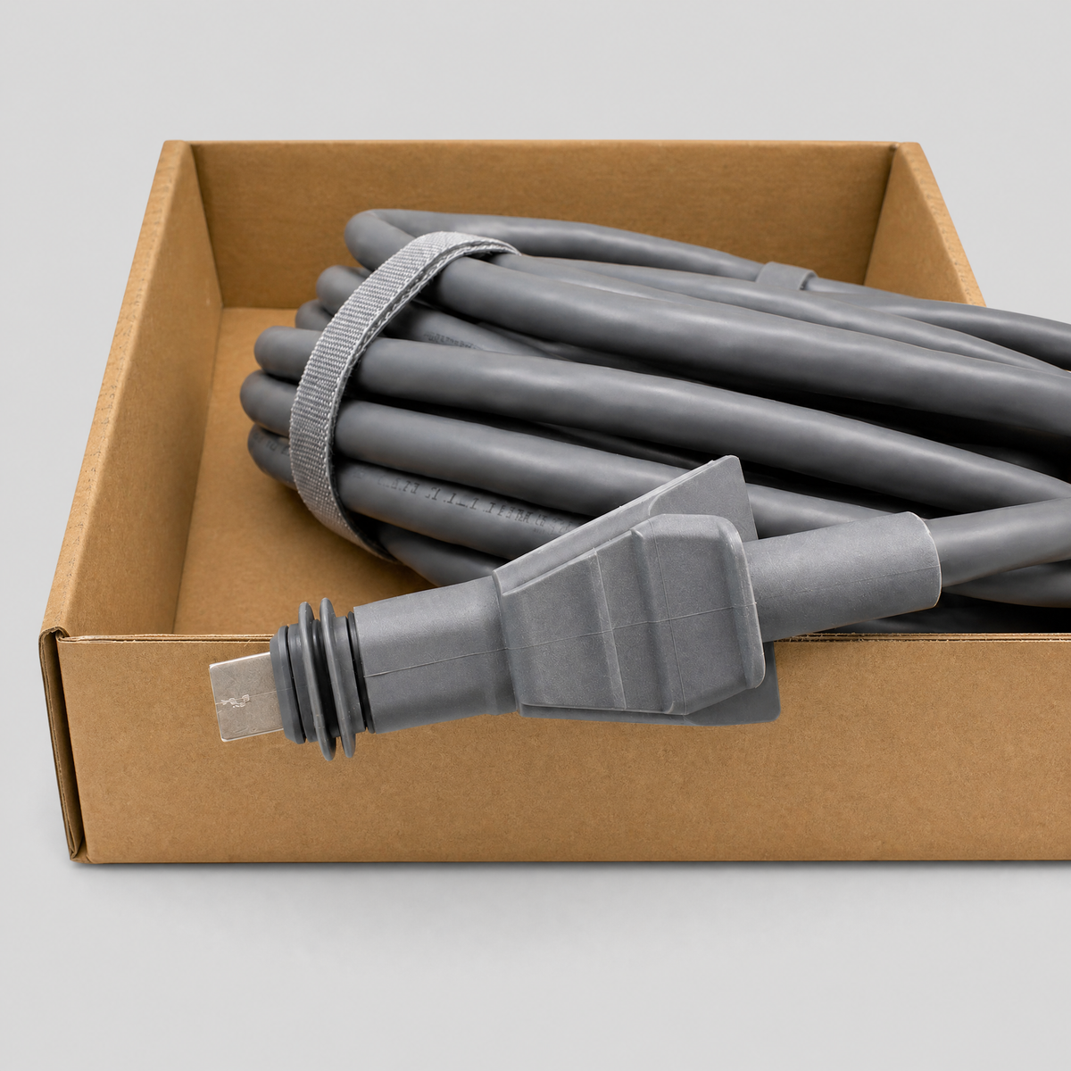 Starlink Flat High Performance PoE cable proprietary connector detail