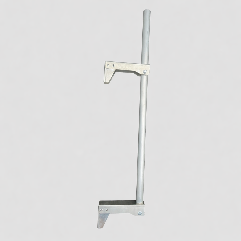 Heavy duty aluminium Starlink Gen 3 Atco fence mount bracket designed for secure fence installation