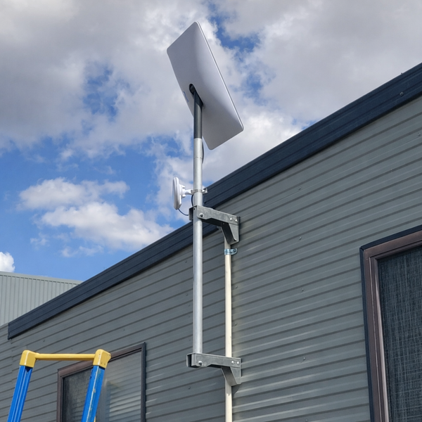 Starlink Atco / Demountable / Site Hut Wall Mount - Gen 2 Rectangle